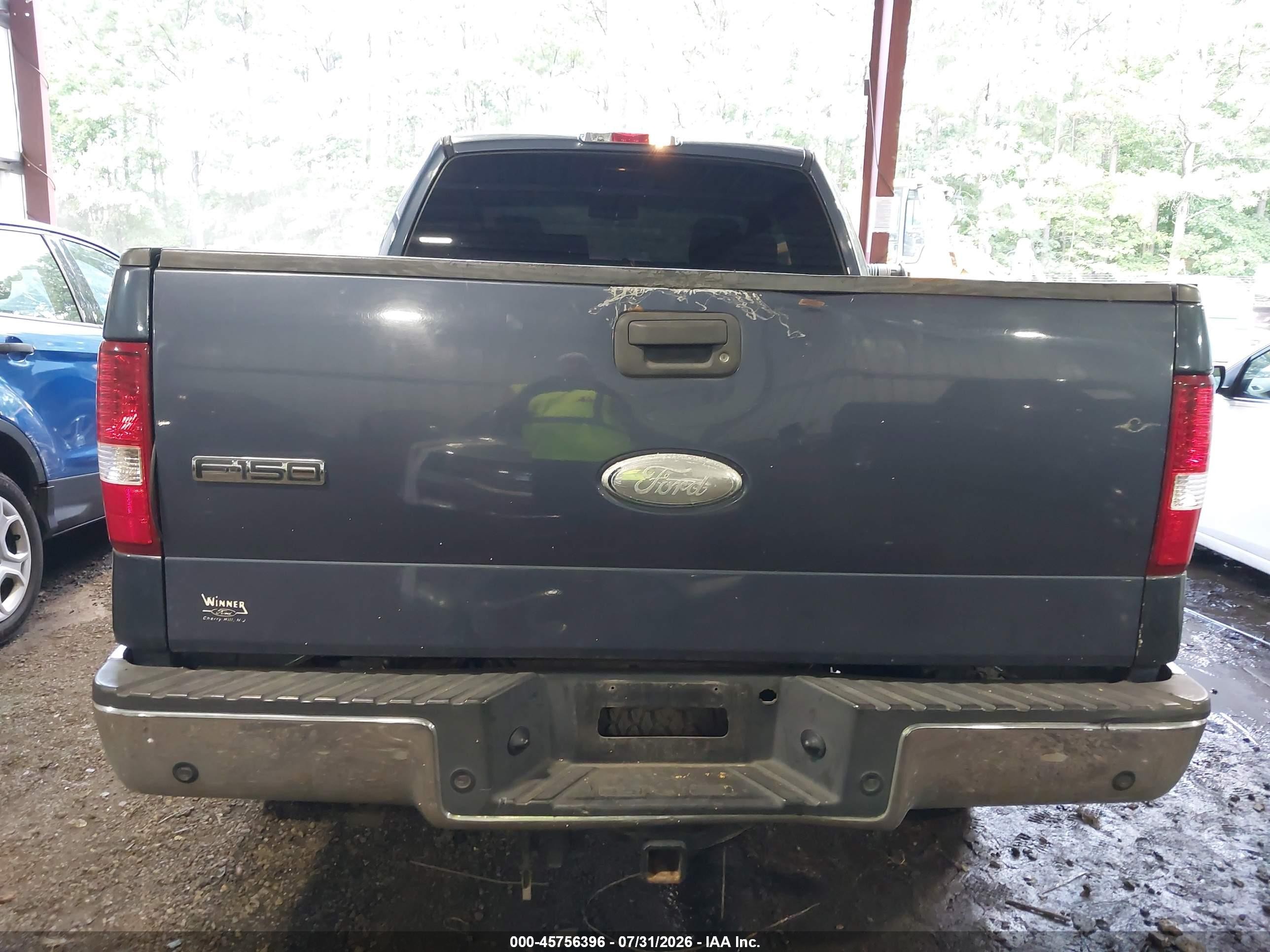 2006 Ford F-150 Blue vin: 1FTPX145X6NA44234