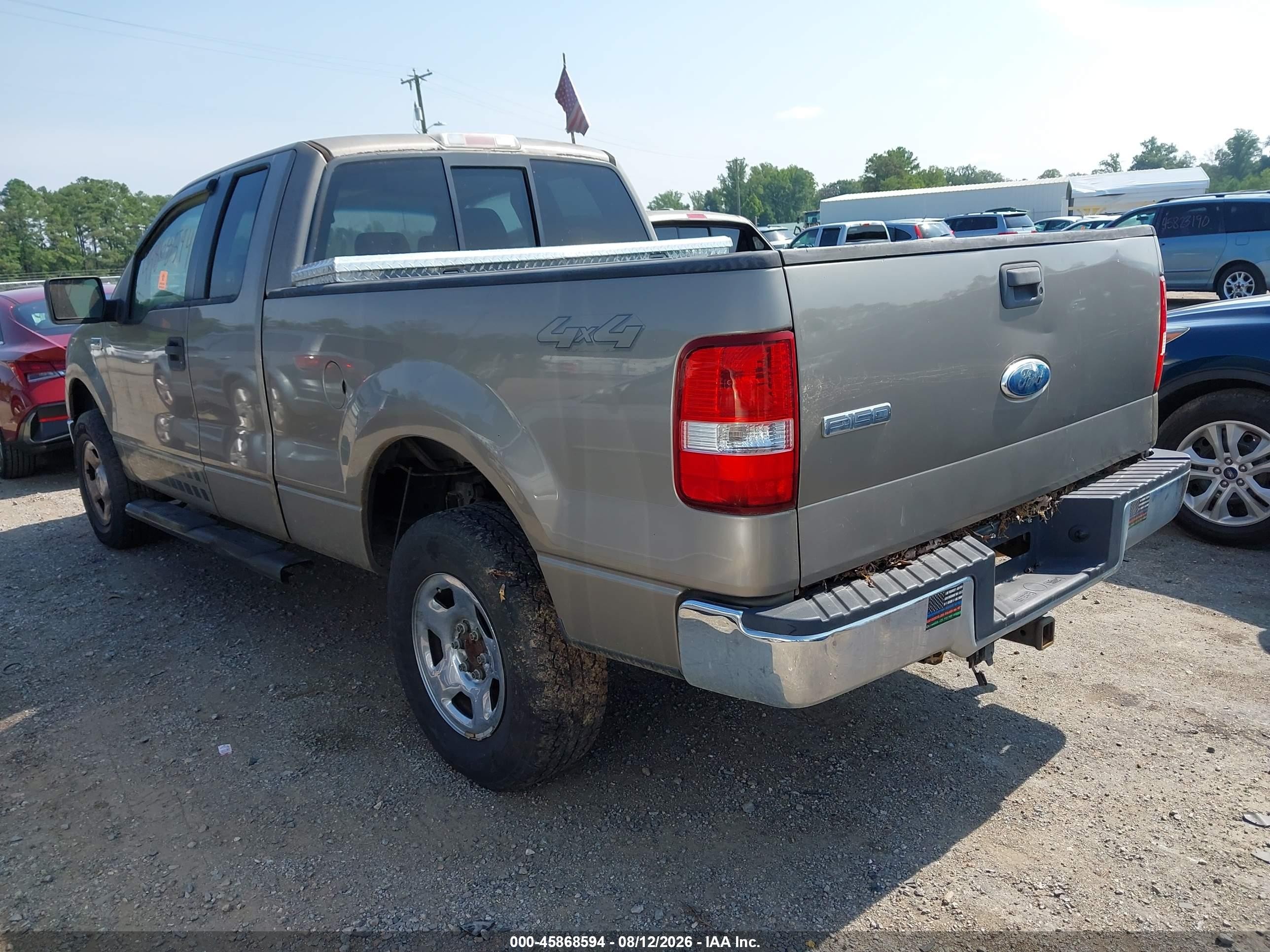 2006 Ford F-150 Fx4/lariat/xl/xlt Brown vin: 1FTPX145X6NB29753