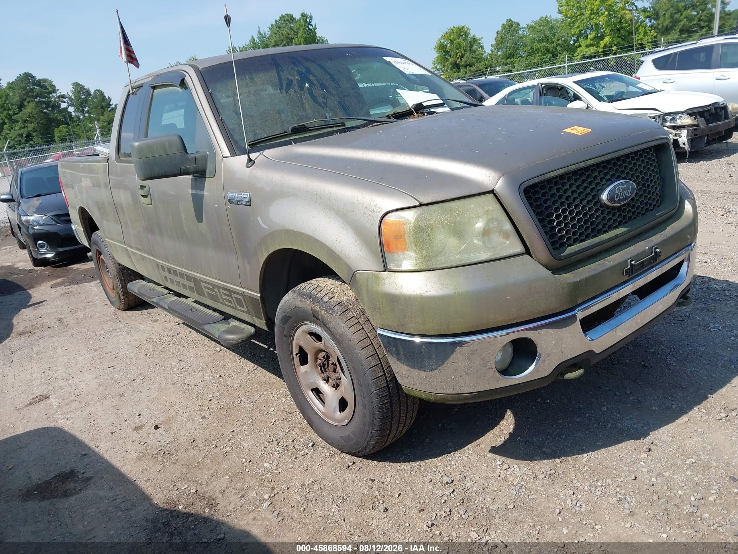 2006 Ford F-150 Fx4/lariat/xl/xlt Brown vin: 1FTPX145X6NB29753