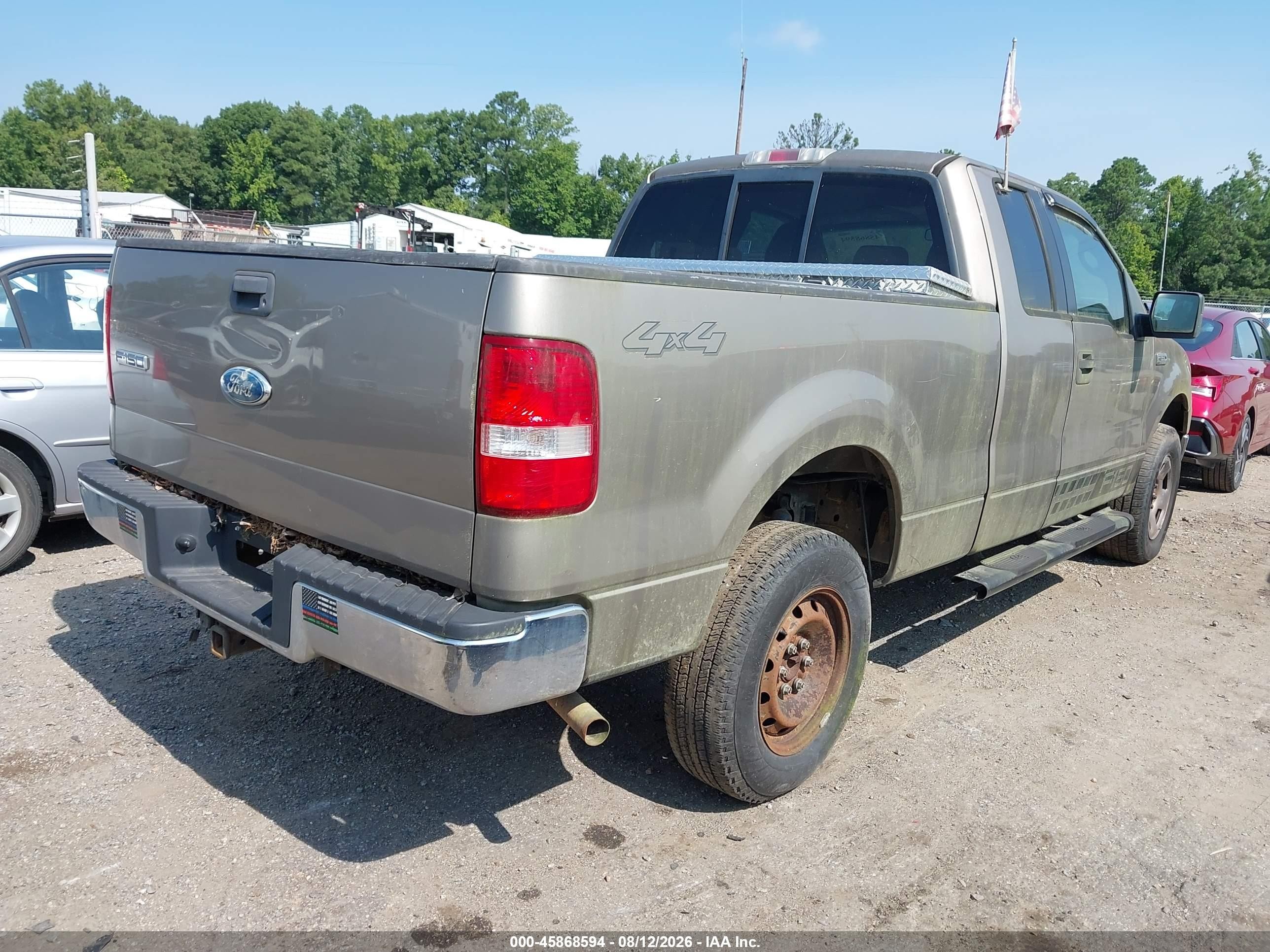 2006 Ford F-150 Fx4/lariat/xl/xlt Brown vin: 1FTPX145X6NB29753