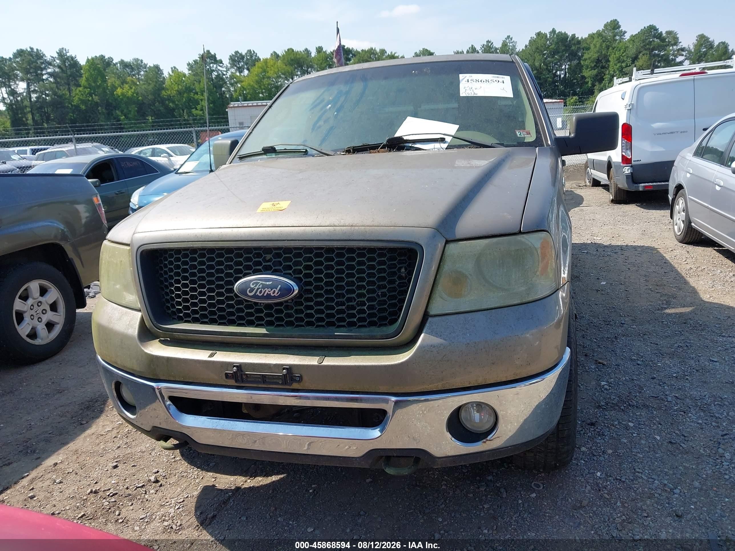 2006 Ford F-150 Fx4/lariat/xl/xlt Brown vin: 1FTPX145X6NB29753
