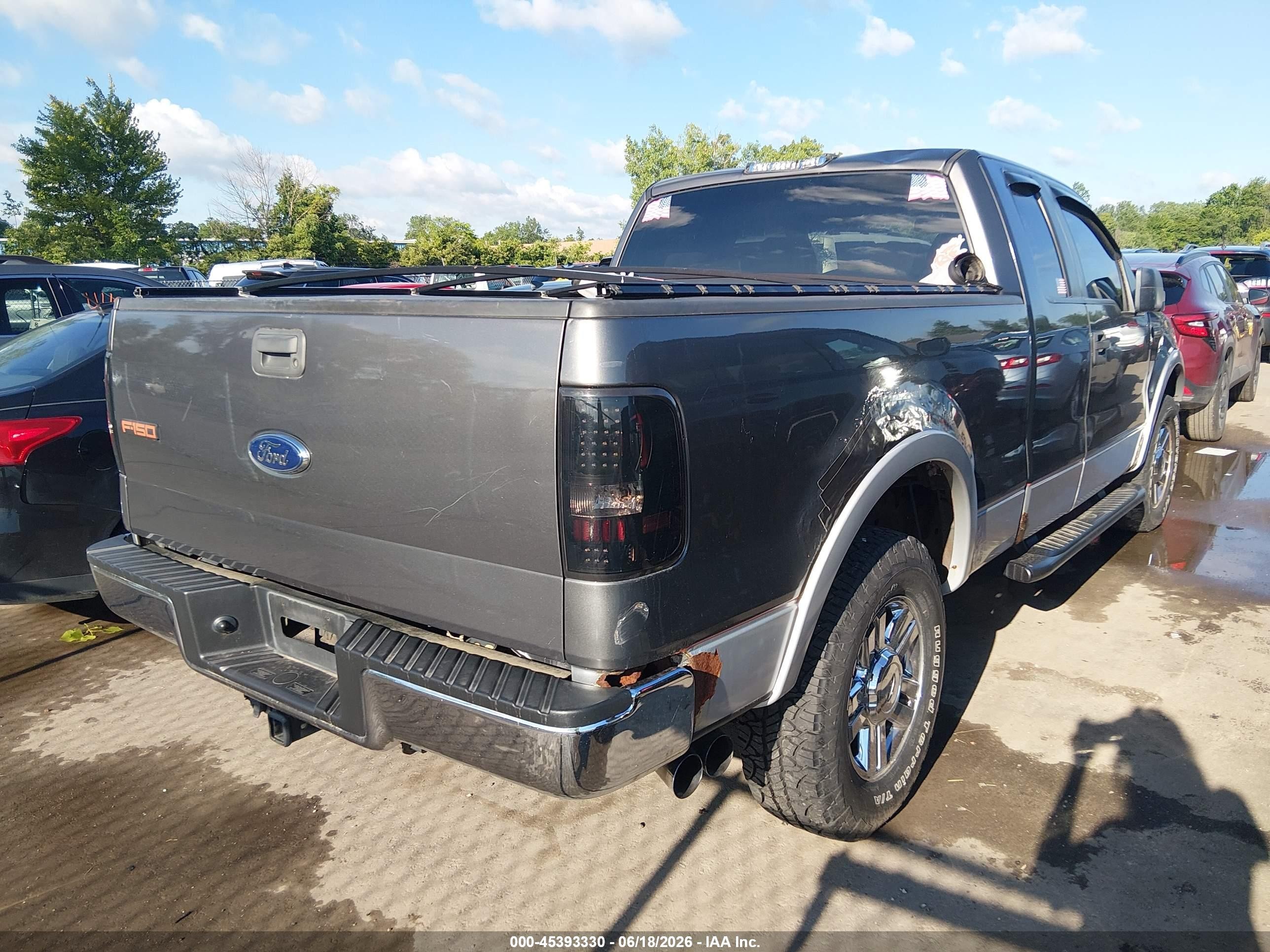 2007 Ford F-150 Fx4/lariat/xl/xlt Gray vin: 1FTPX145X7FA69484