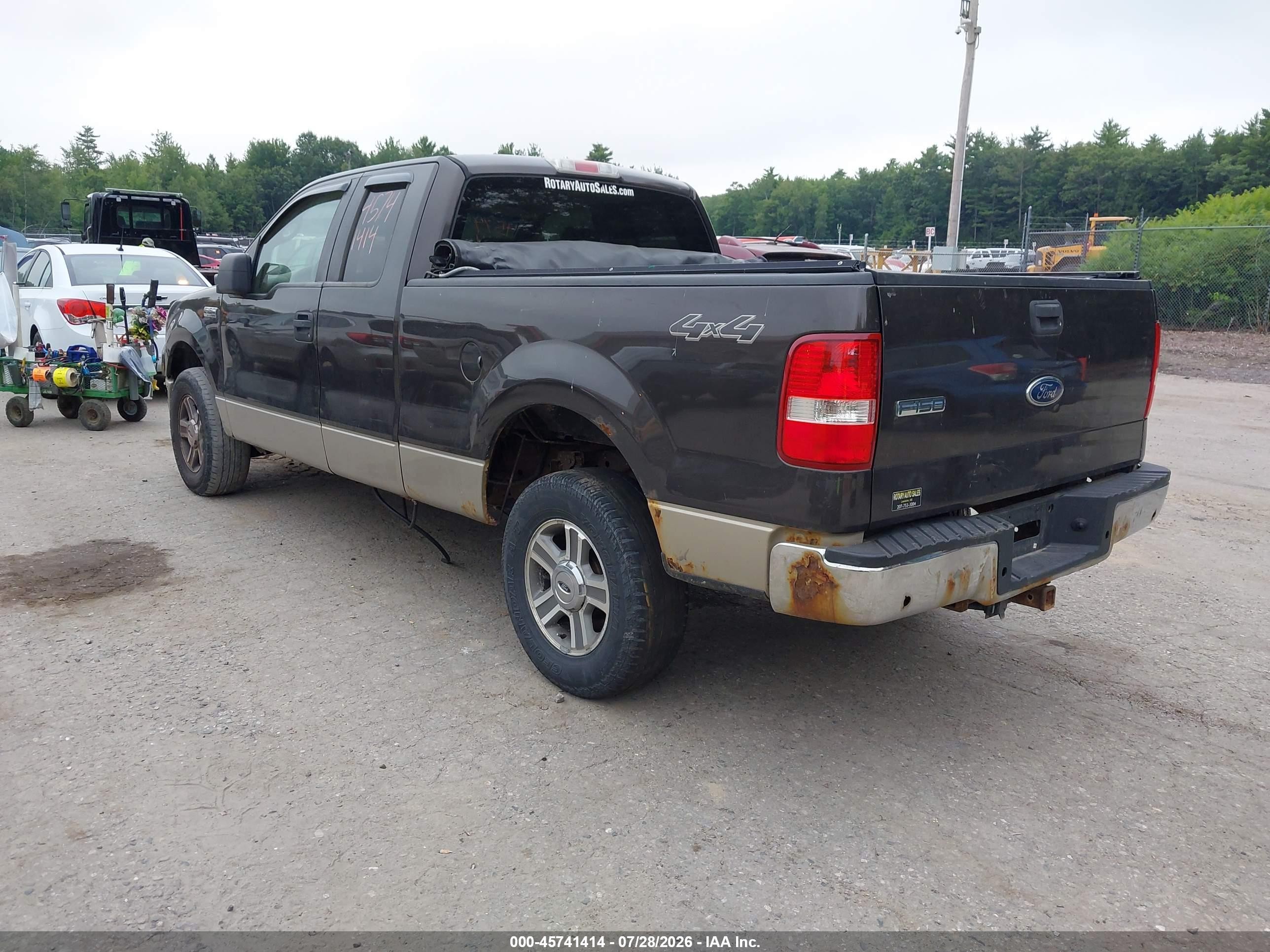 2007 Ford F-150 Fx4/lariat/xl/xlt Серый vin: 1FTPX145X7NA52108