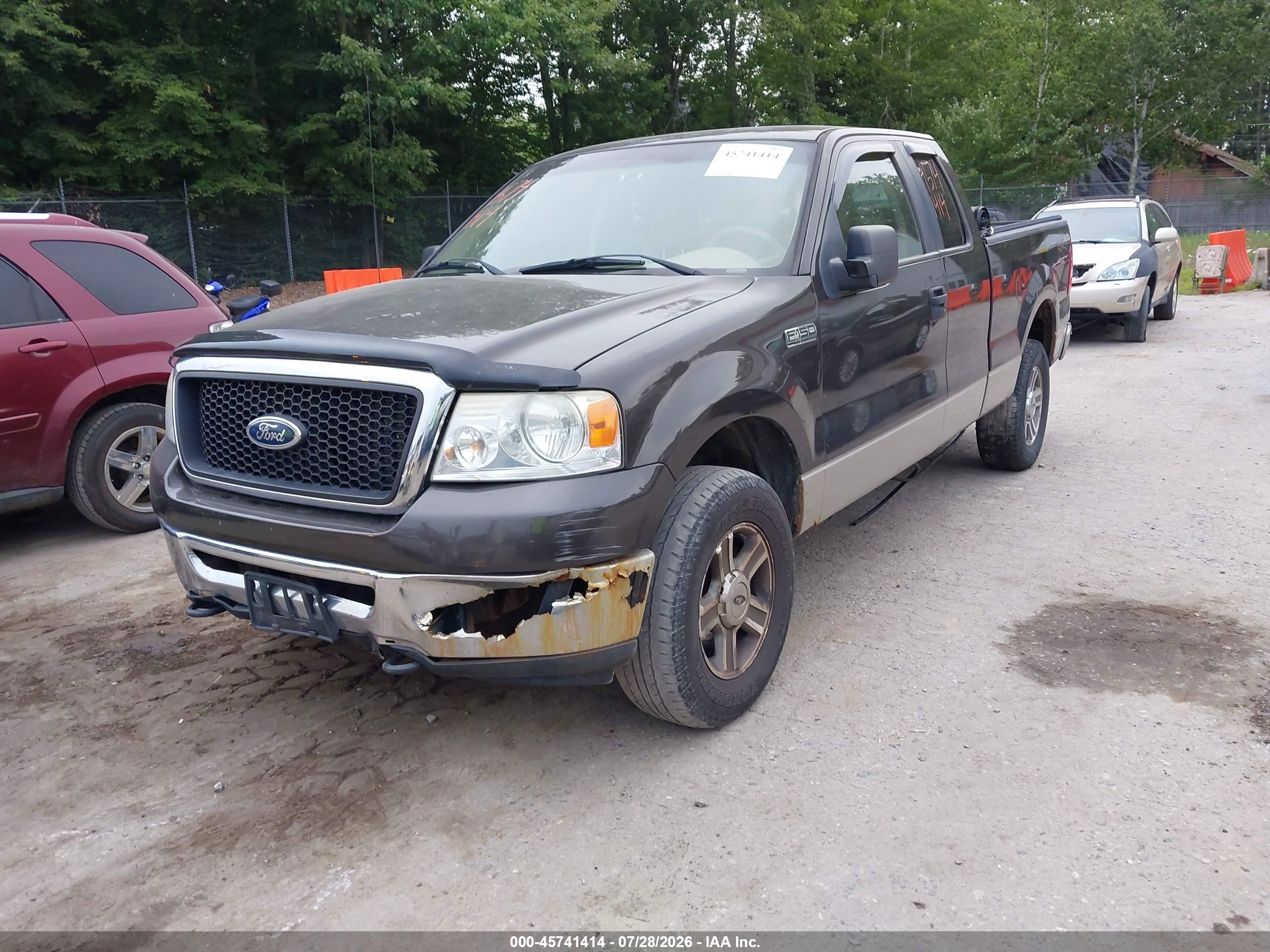 2007 Ford F-150 Fx4/lariat/xl/xlt Серый vin: 1FTPX145X7NA52108