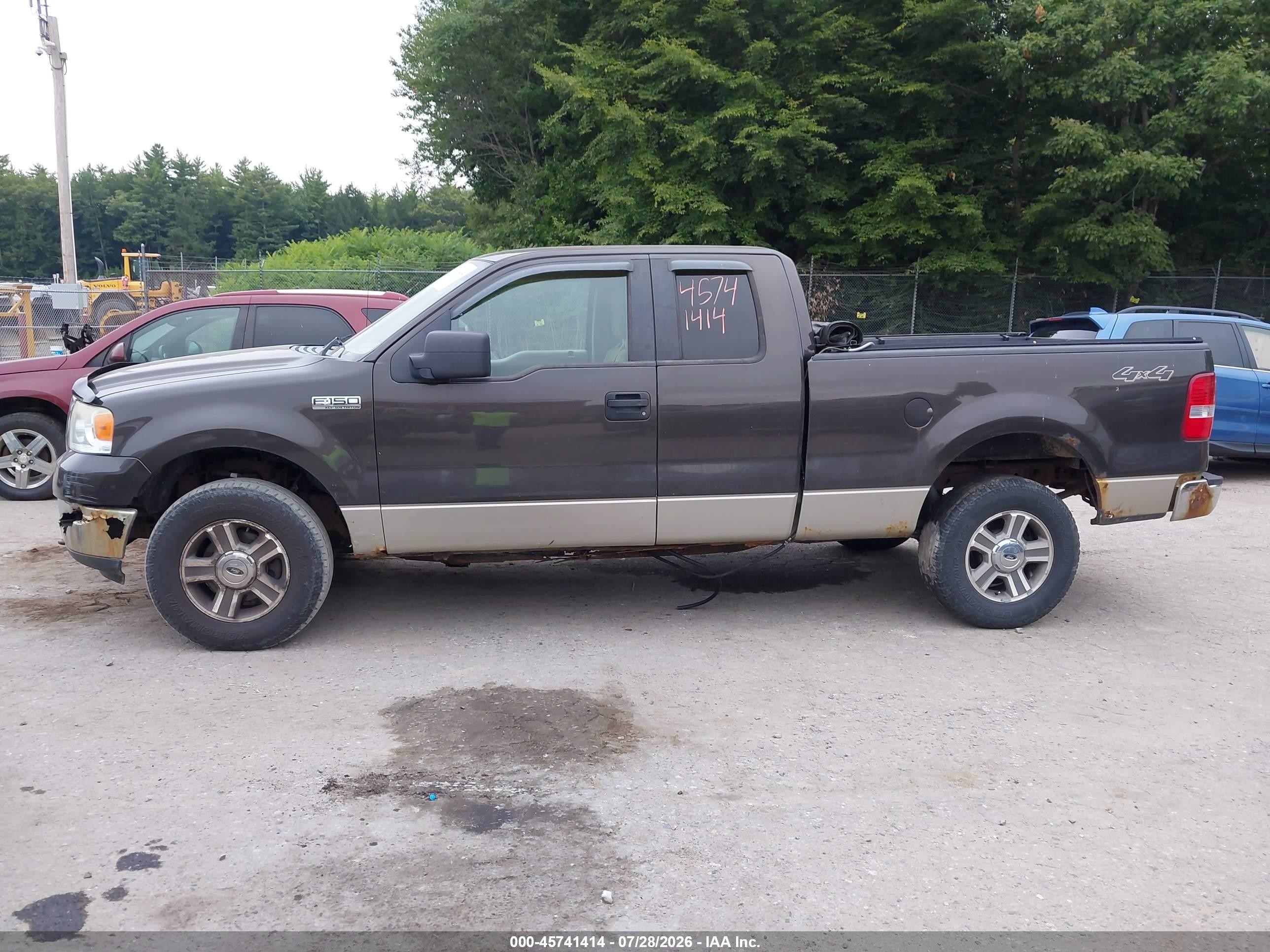 2007 Ford F-150 Fx4/lariat/xl/xlt Серый vin: 1FTPX145X7NA52108