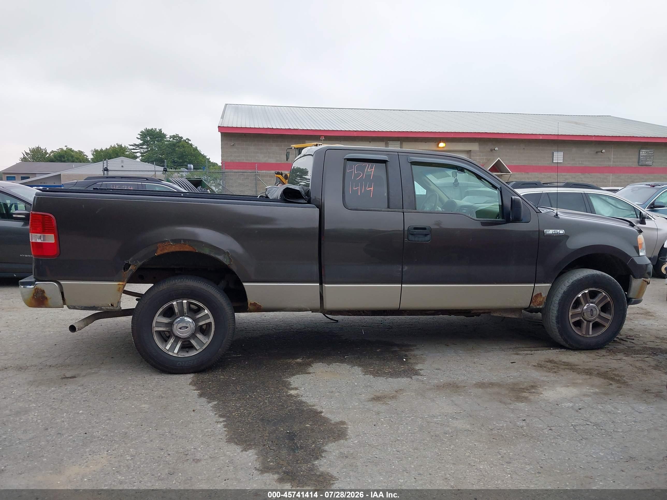 2007 Ford F-150 Fx4/lariat/xl/xlt Серый vin: 1FTPX145X7NA52108