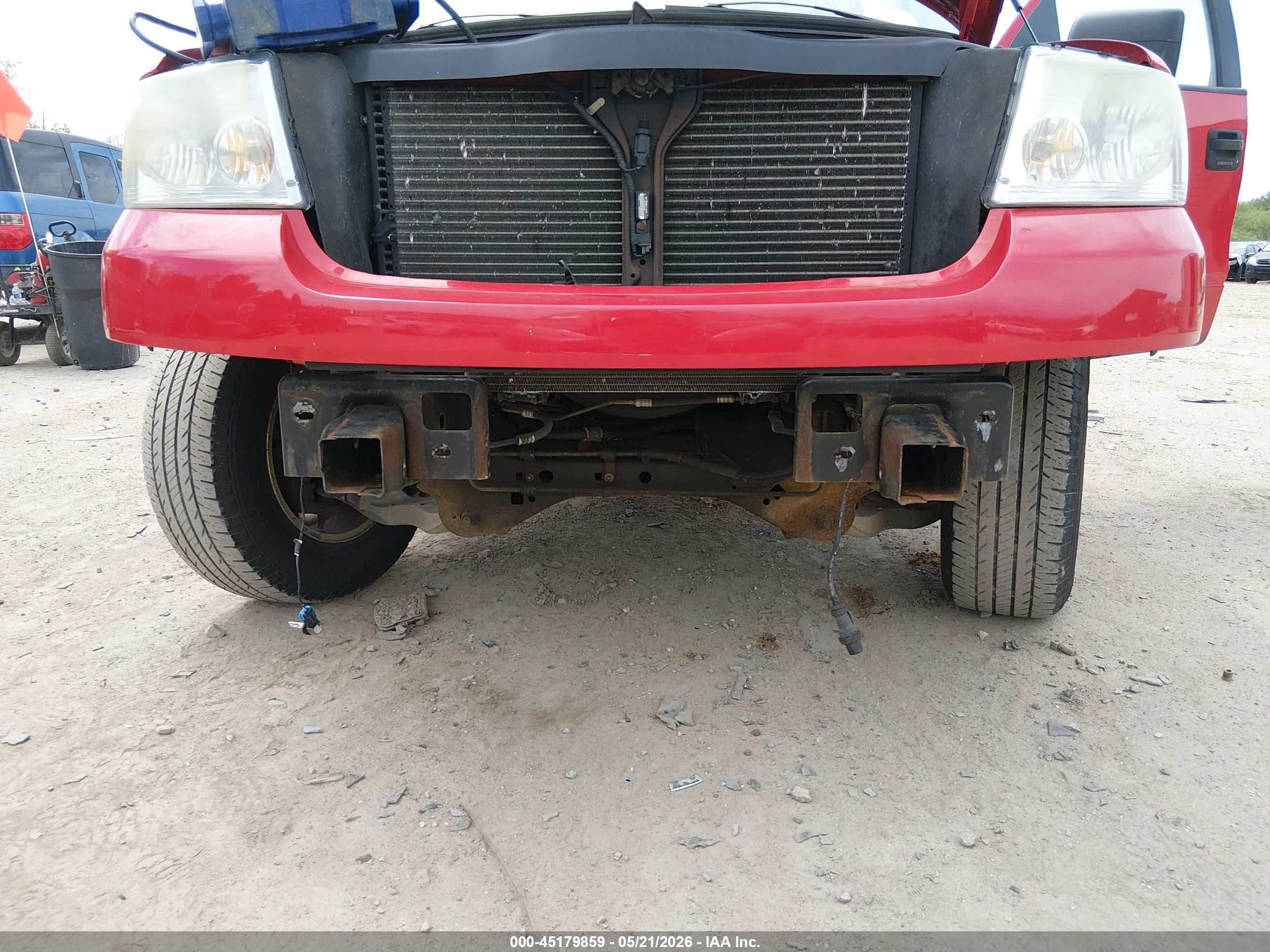 2006 Ford F-150 Fx4/lariat/xl/xlt Red vin: 1FTPX14V06NB88648