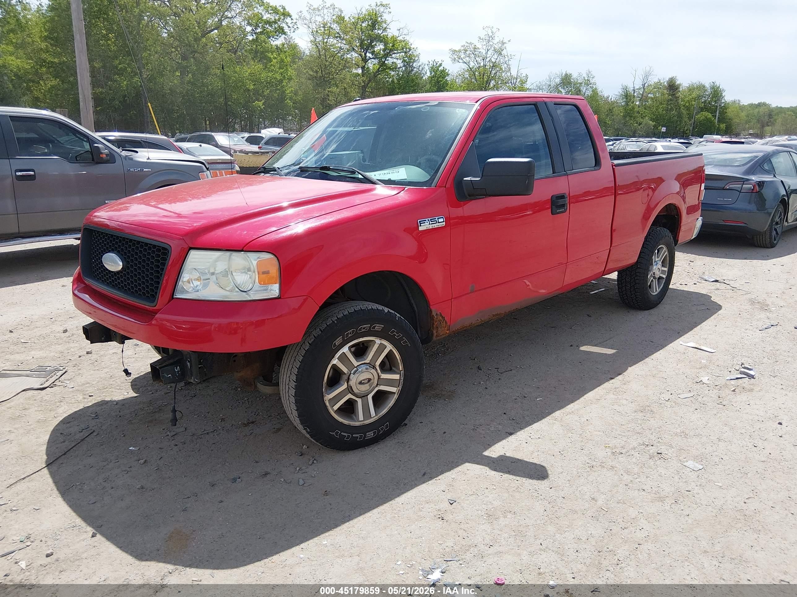 2006 Ford F-150 Fx4/lariat/xl/xlt Red vin: 1FTPX14V06NB88648