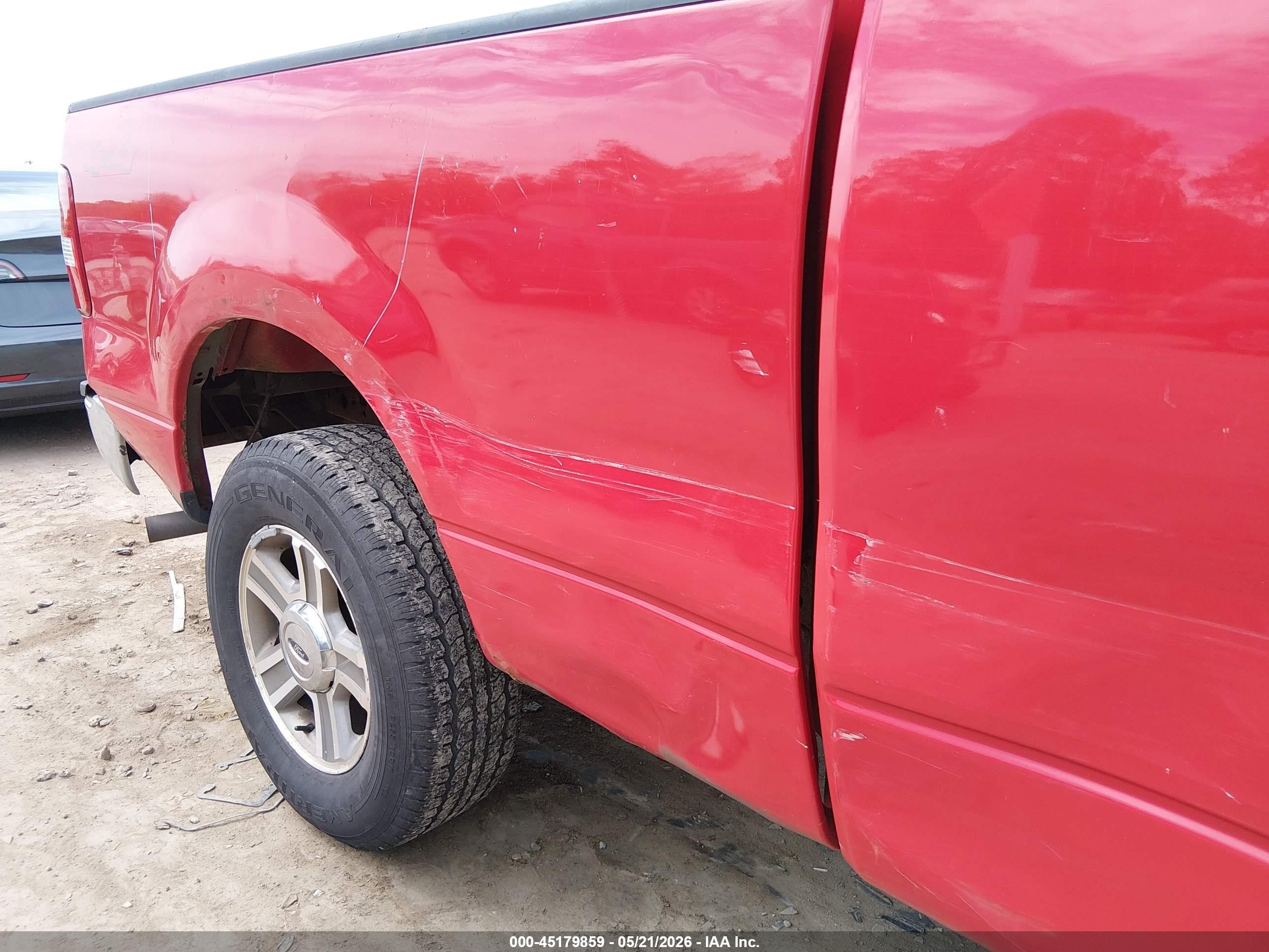 2006 Ford F-150 Fx4/lariat/xl/xlt Red vin: 1FTPX14V06NB88648
