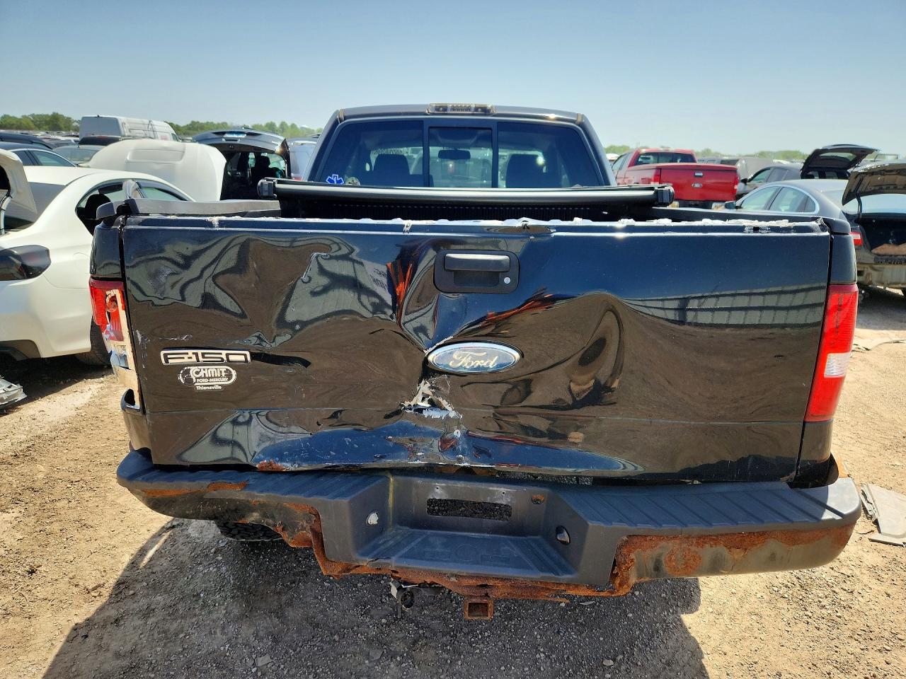 2007 Ford F150 Black vin: 1FTPX14V07FA38602
