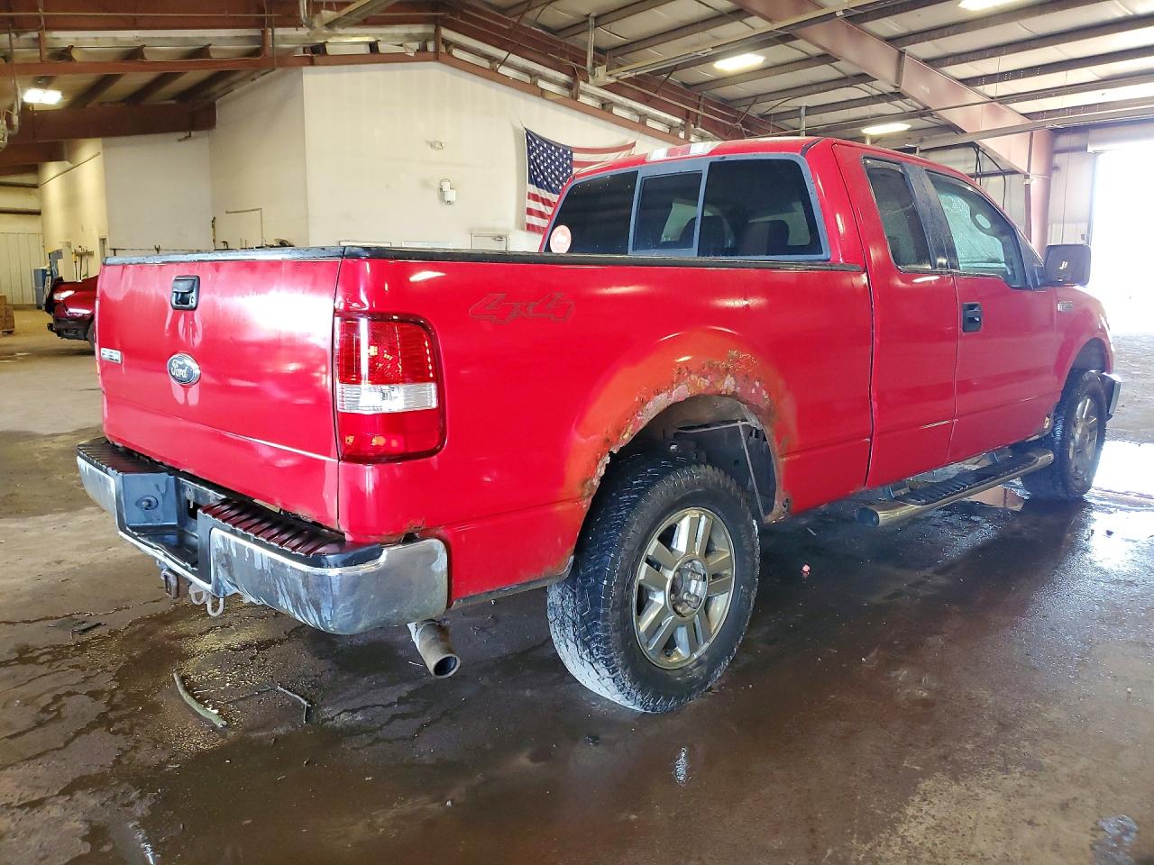2007 Ford F150 Red vin: 1FTPX14V07FB35766