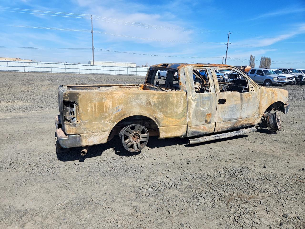 2008 Ford F150 Burn vin: 1FTPX14V08FA54932