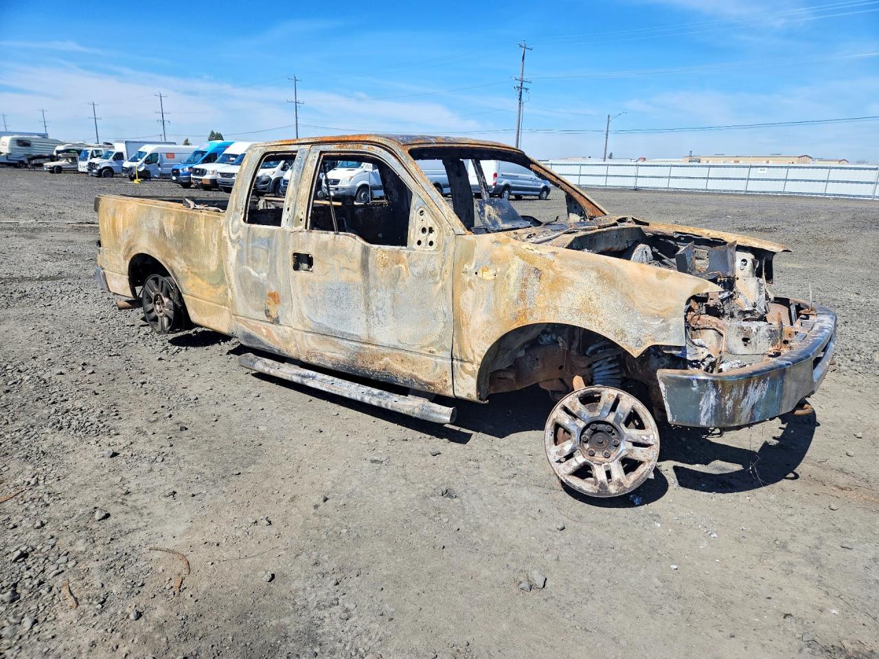 2008 Ford F150 Burn vin: 1FTPX14V08FA54932
