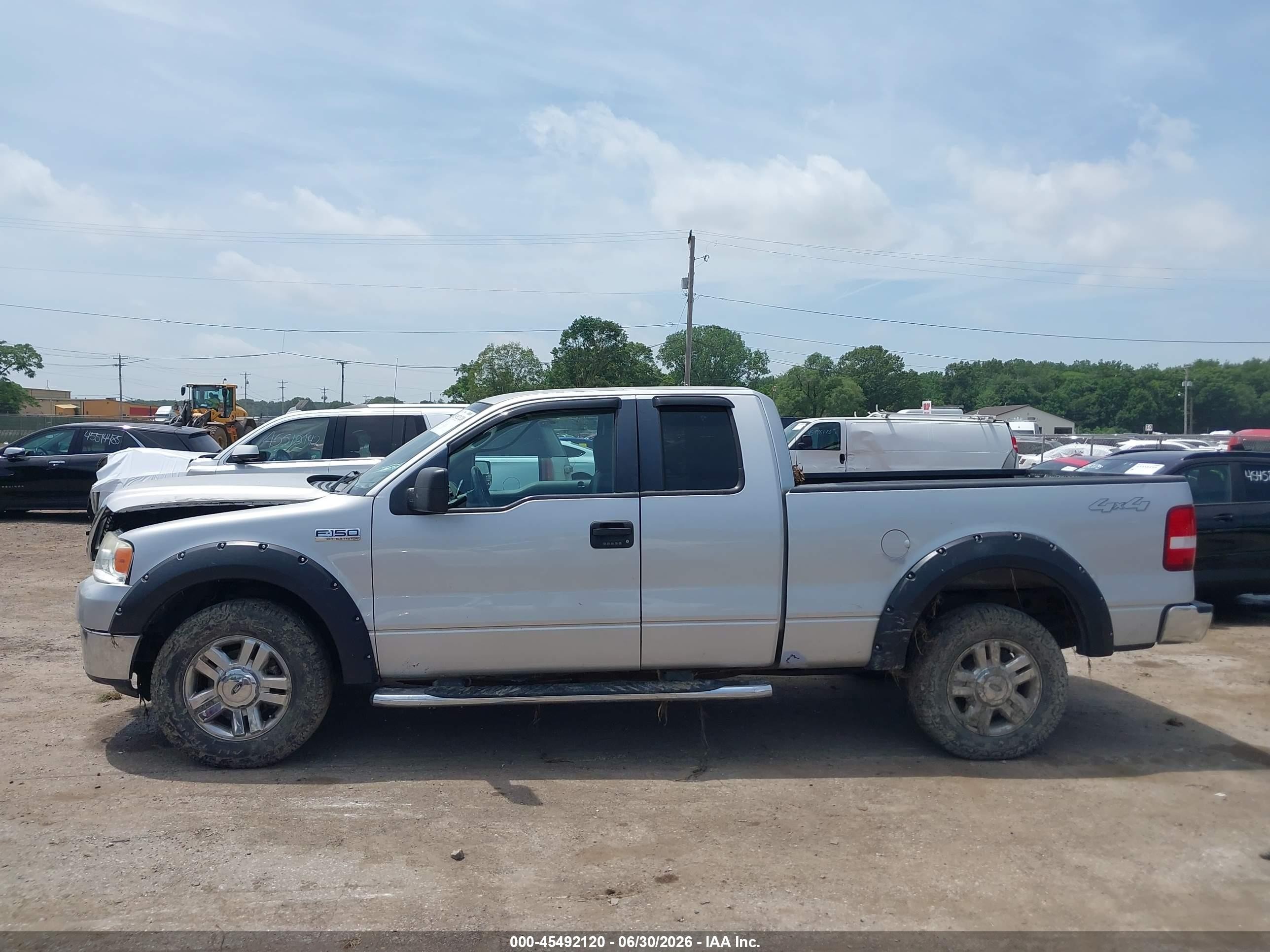 2008 Ford F-150 60th Anniversary/fx4/lariat/xl/xlt Silver vin: 1FTPX14V08FB02221