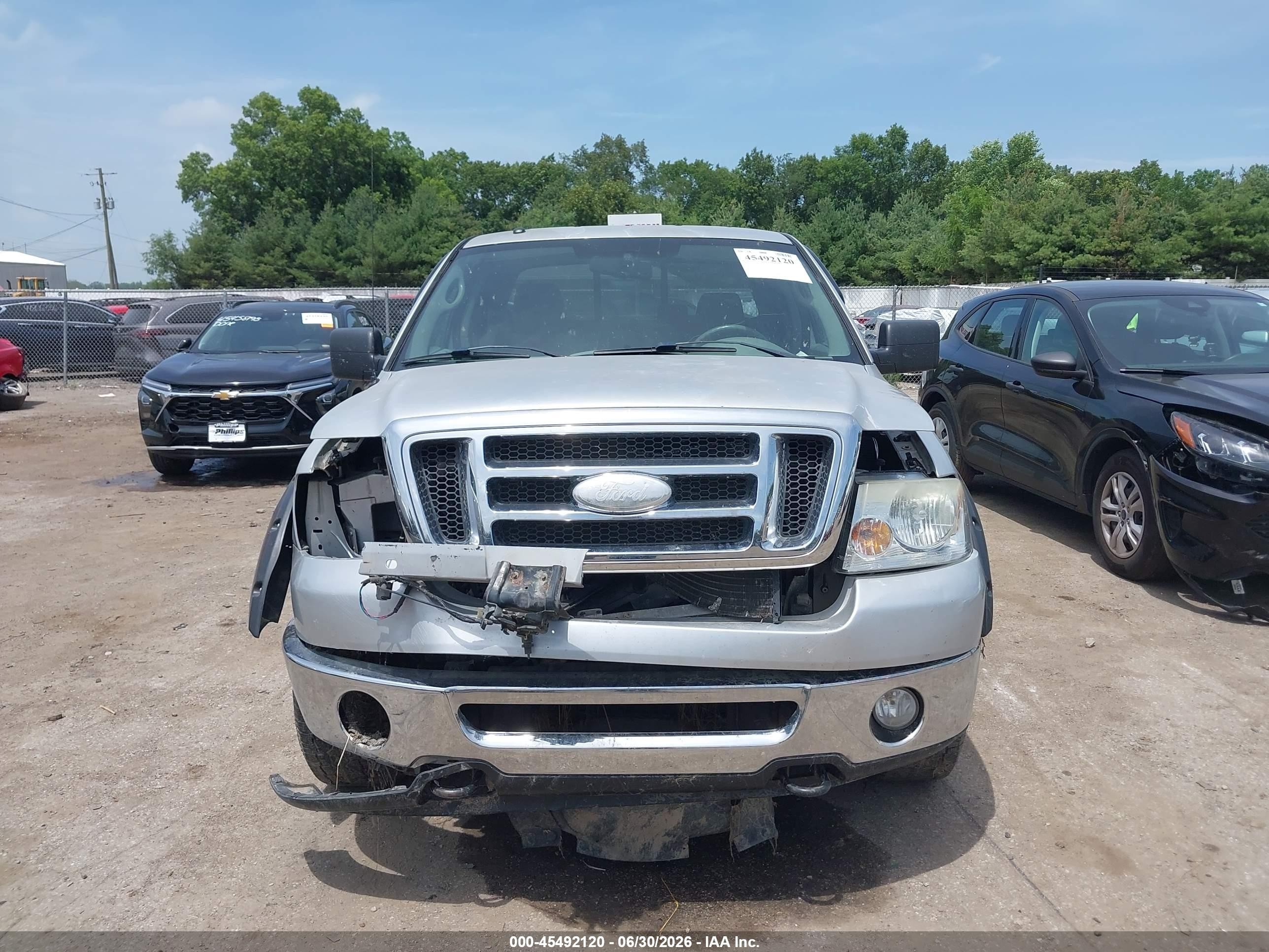 2008 Ford F-150 60th Anniversary/fx4/lariat/xl/xlt Silver vin: 1FTPX14V08FB02221