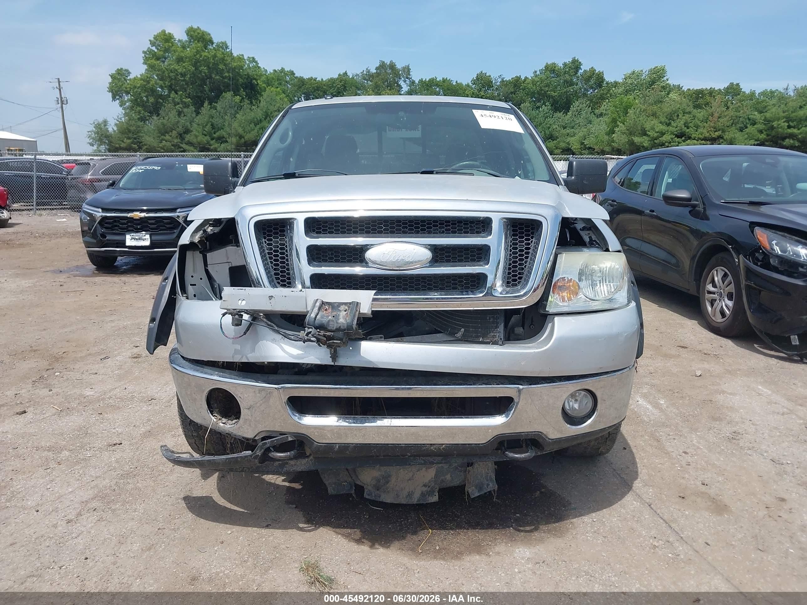 2008 Ford F-150 60th Anniversary/fx4/lariat/xl/xlt Silver vin: 1FTPX14V08FB02221