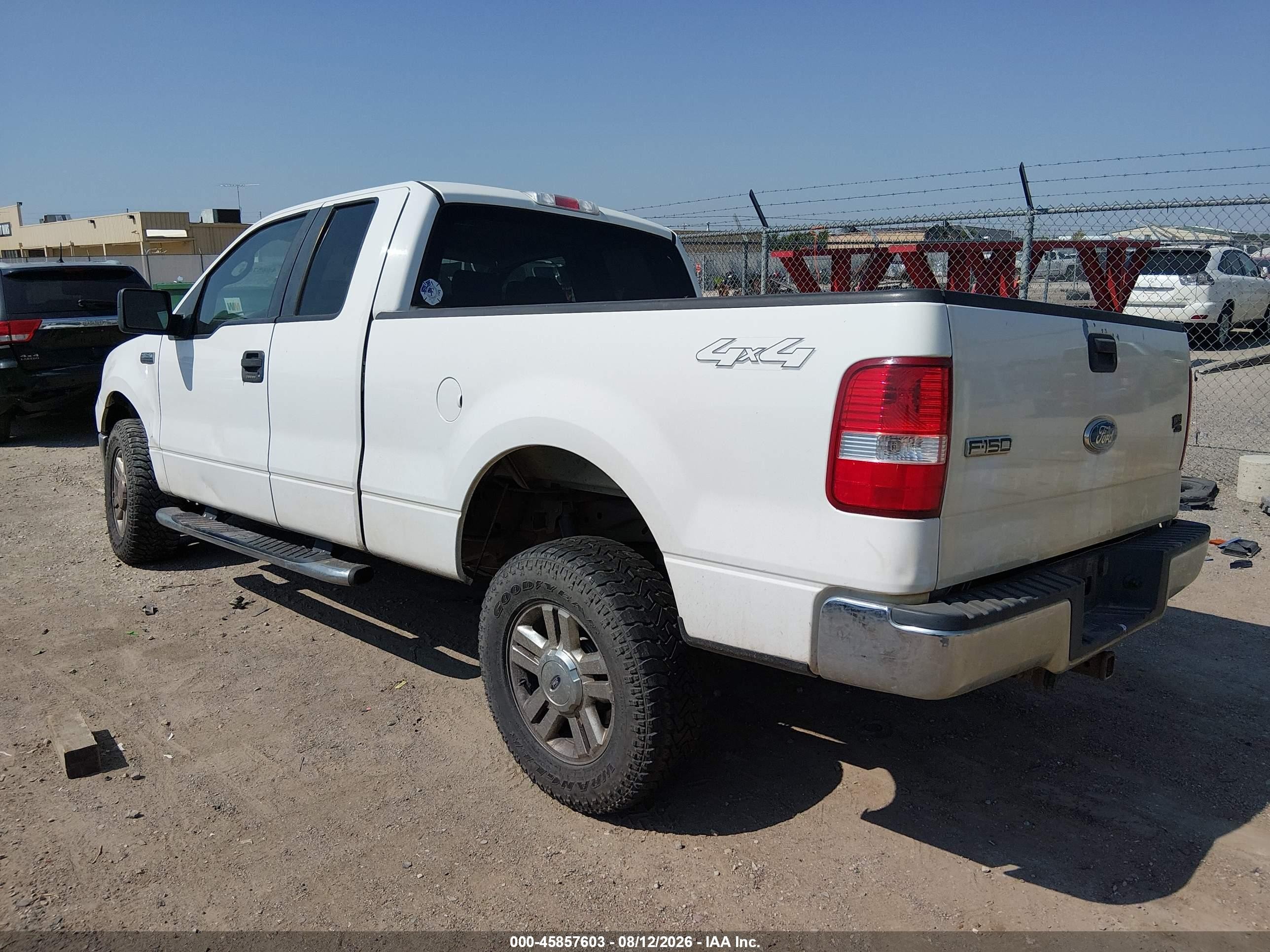 2008 Ford F-150 60th Anniversary/fx4/lariat/xl/xlt White vin: 1FTPX14V08KD12678