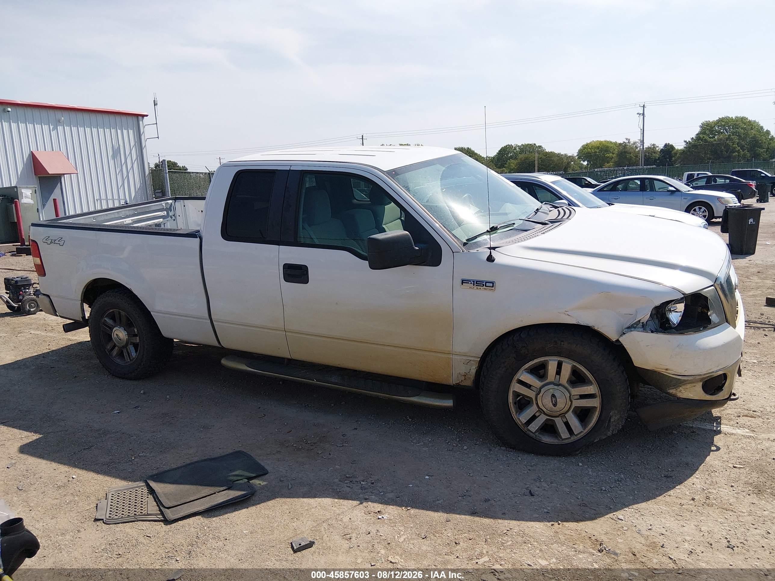 2008 Ford F-150 60th Anniversary/fx4/lariat/xl/xlt White vin: 1FTPX14V08KD12678