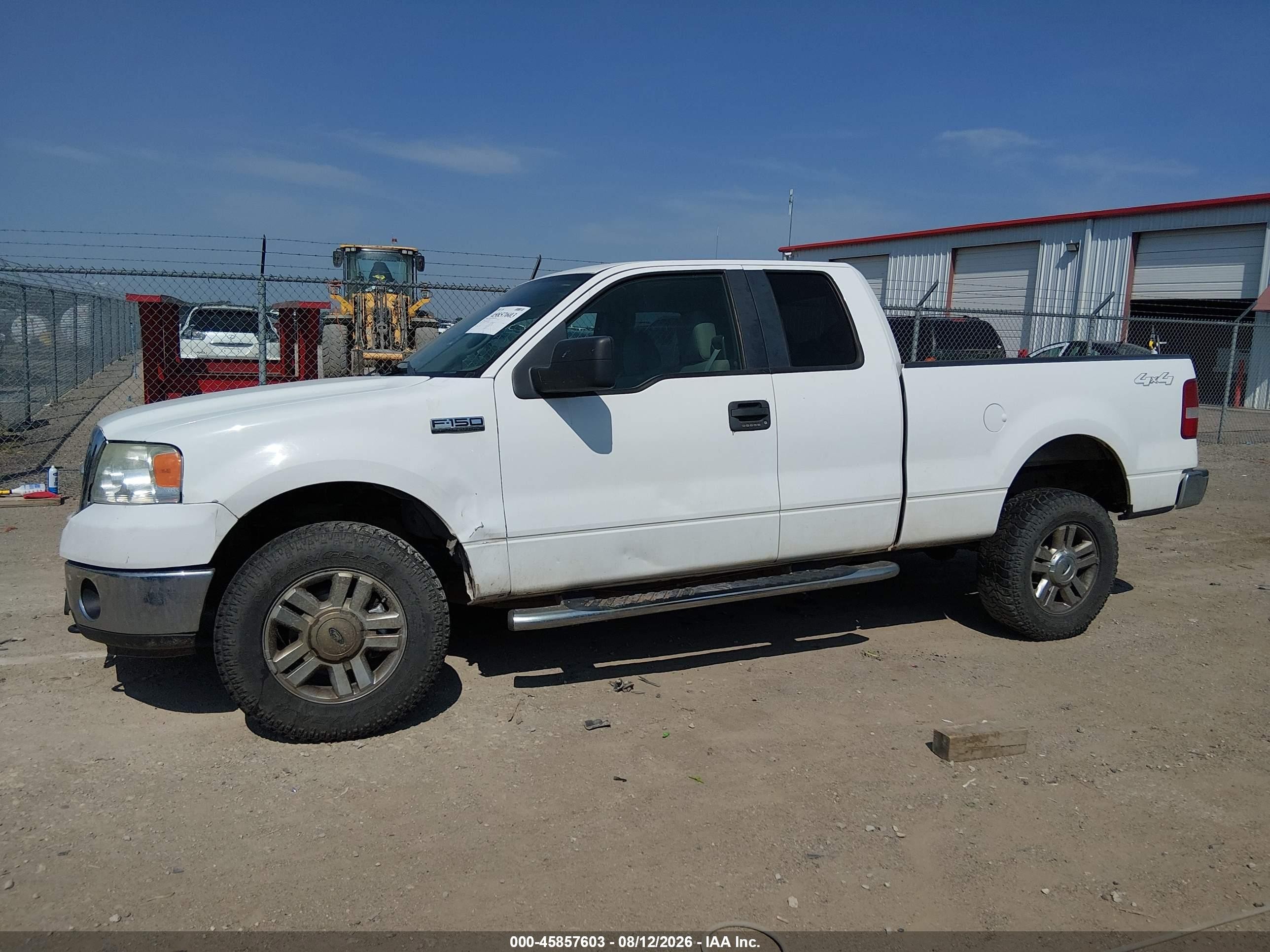 2008 Ford F-150 60th Anniversary/fx4/lariat/xl/xlt White vin: 1FTPX14V08KD12678