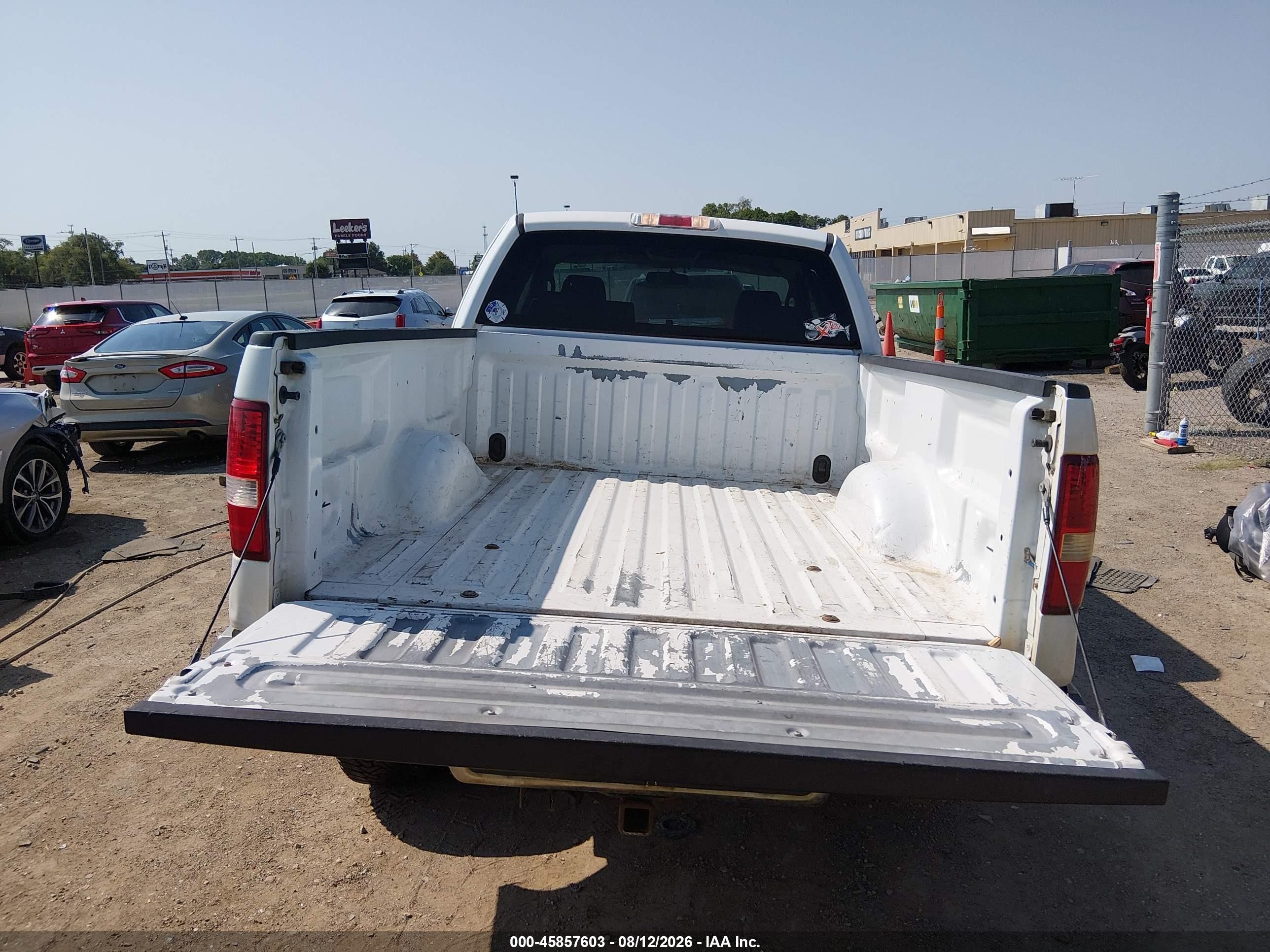 2008 Ford F-150 60th Anniversary/fx4/lariat/xl/xlt White vin: 1FTPX14V08KD12678