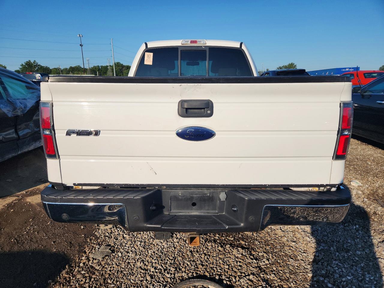 2009 Ford F150 Super Cab White vin: 1FTPX14V09FA11872