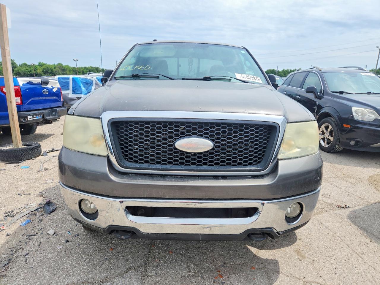 2006 Ford F150 Gray vin: 1FTPX14V16FB13600