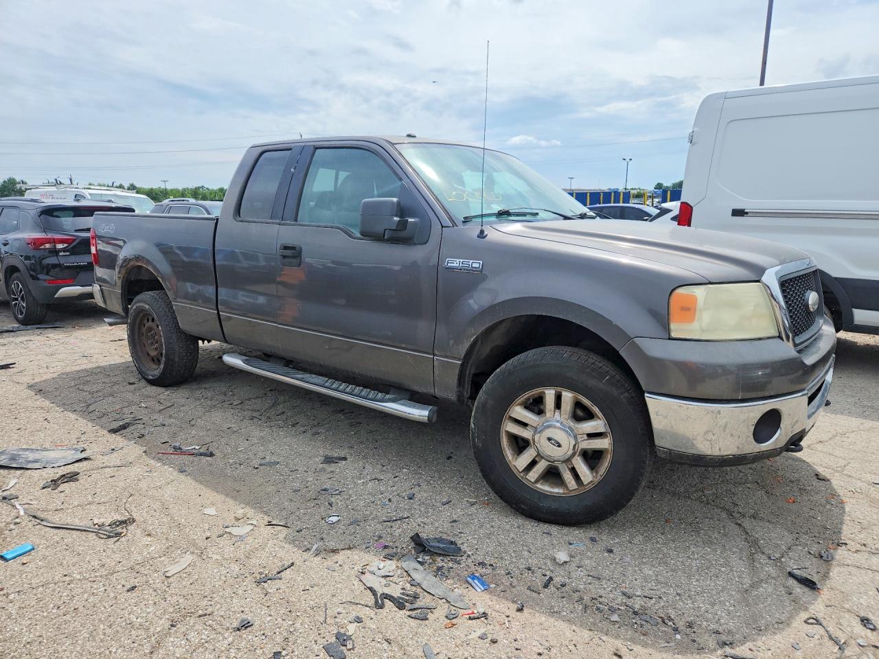 2006 Ford F150 Gray vin: 1FTPX14V16FB13600