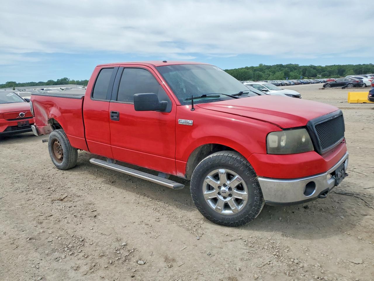 2006 Ford F150 Red vin: 1FTPX14V16FB77331