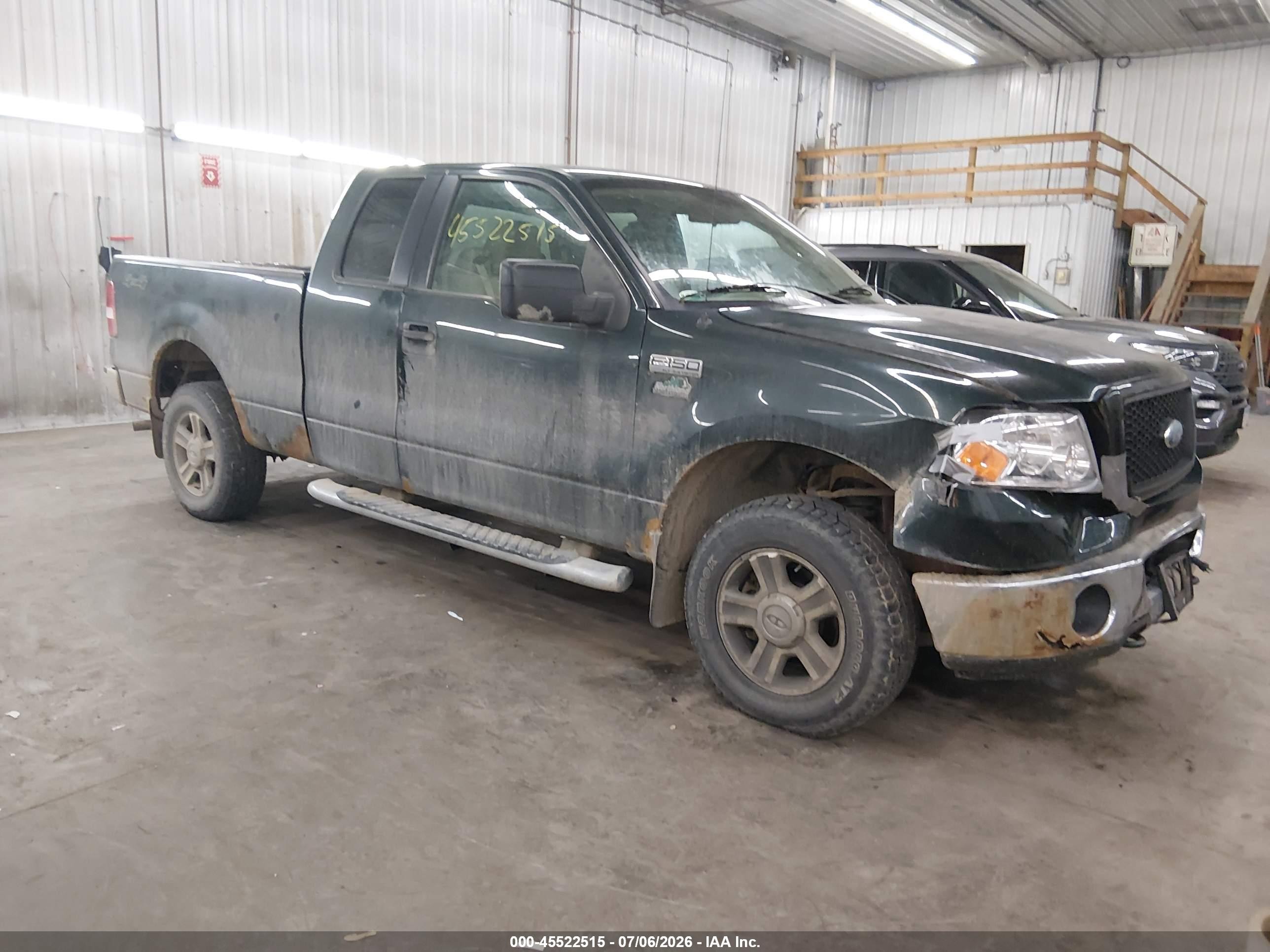 2006 Ford F-150 Fx4/lariat/xl/xlt Зеленый vin: 1FTPX14V16NB07432