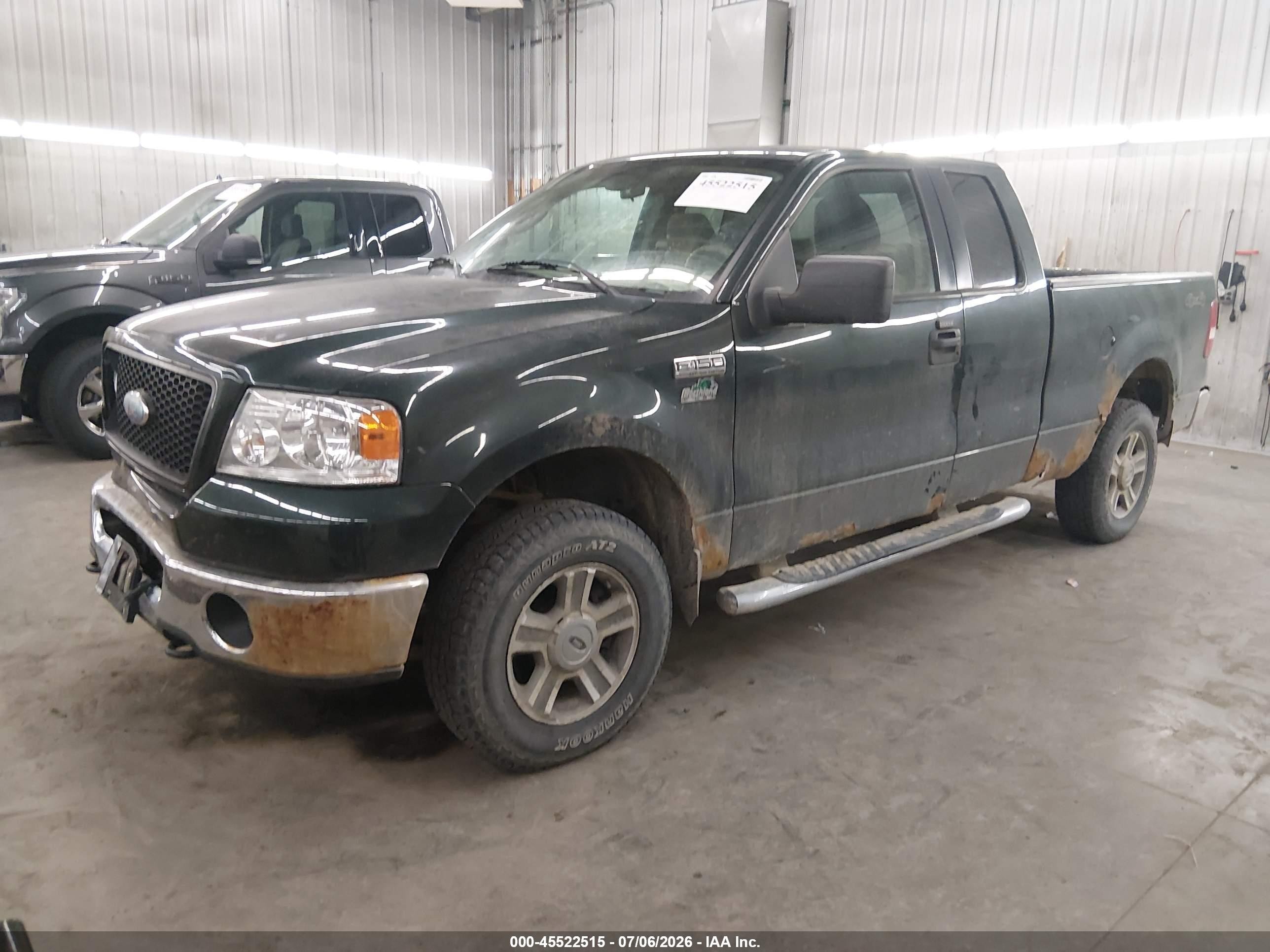 2006 Ford F-150 Fx4/lariat/xl/xlt Green vin: 1FTPX14V16NB07432