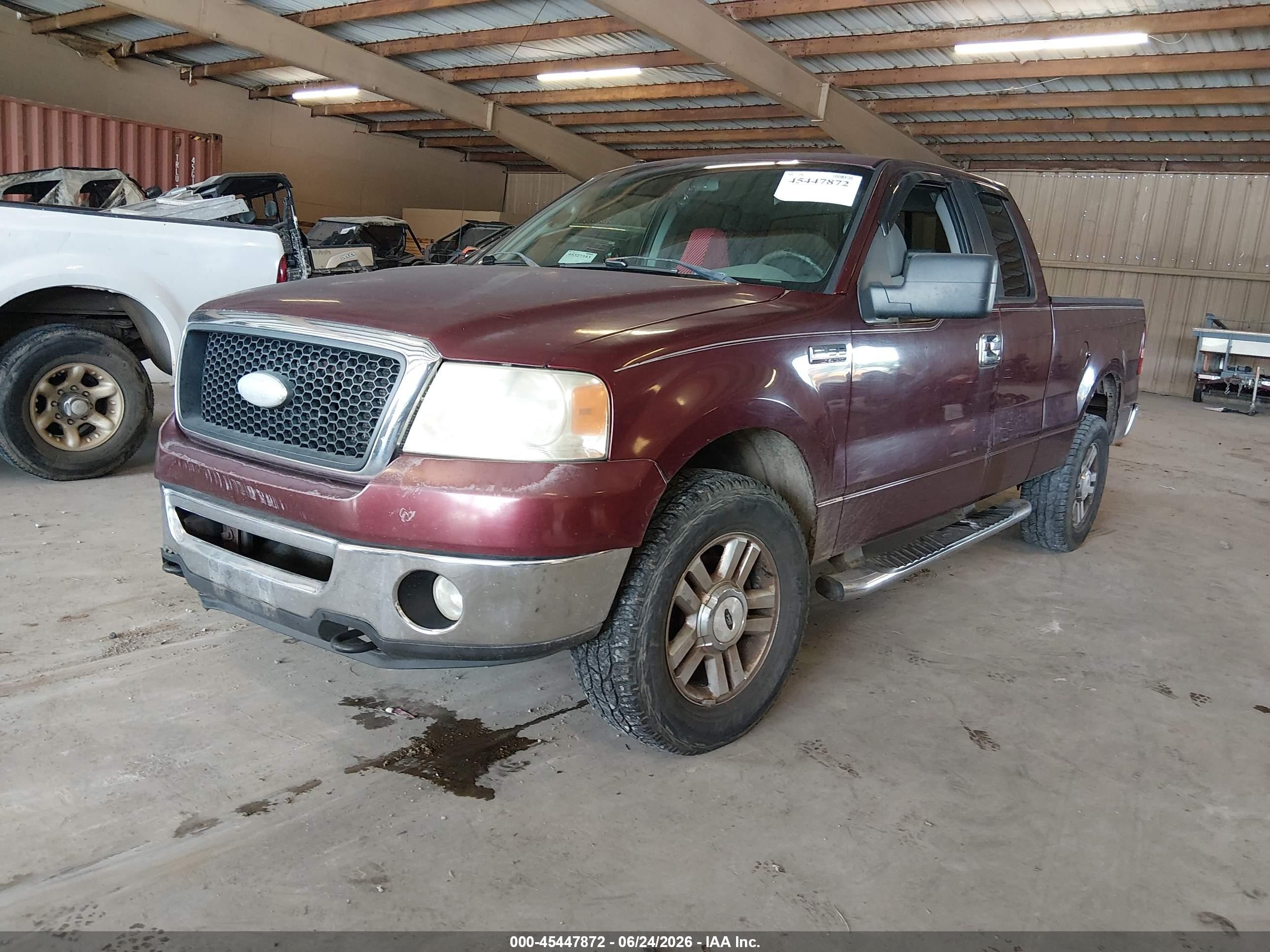 2006 Ford F-150 Fx4/lariat/xl/xlt Maroon vin: 1FTPX14V16NB31102