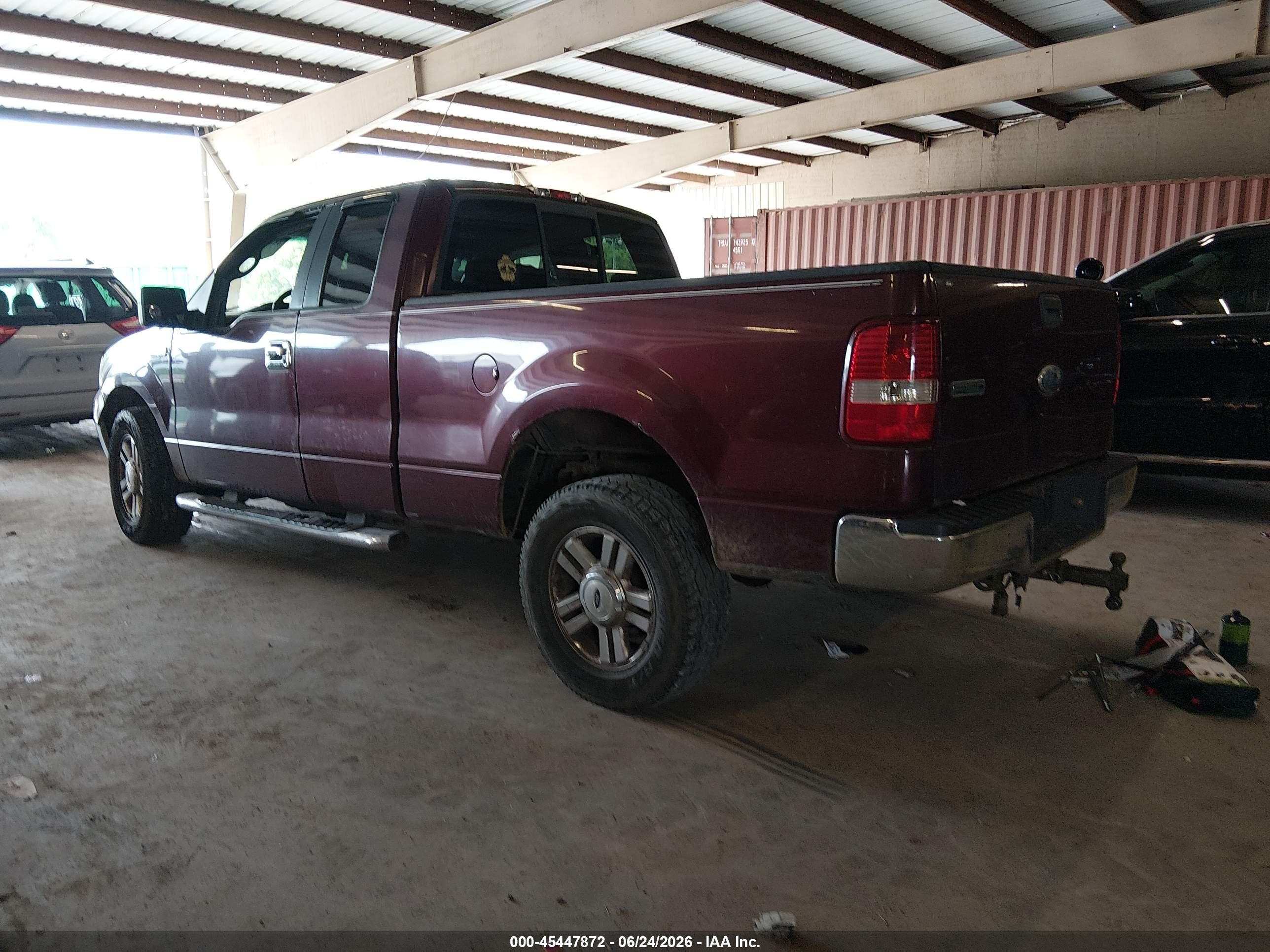2006 Ford F-150 Fx4/lariat/xl/xlt Maroon vin: 1FTPX14V16NB31102