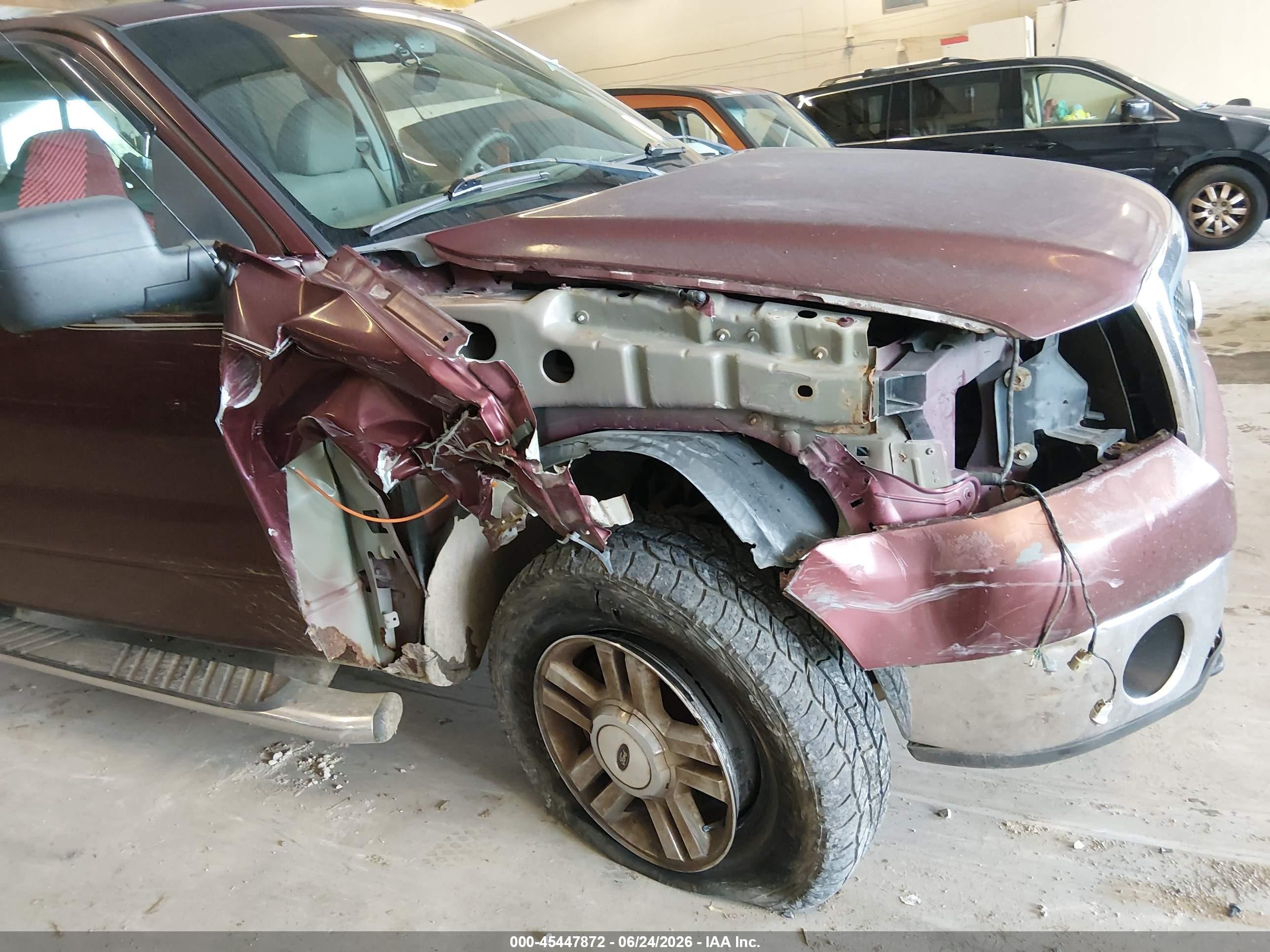 2006 Ford F-150 Fx4/lariat/xl/xlt Maroon vin: 1FTPX14V16NB31102