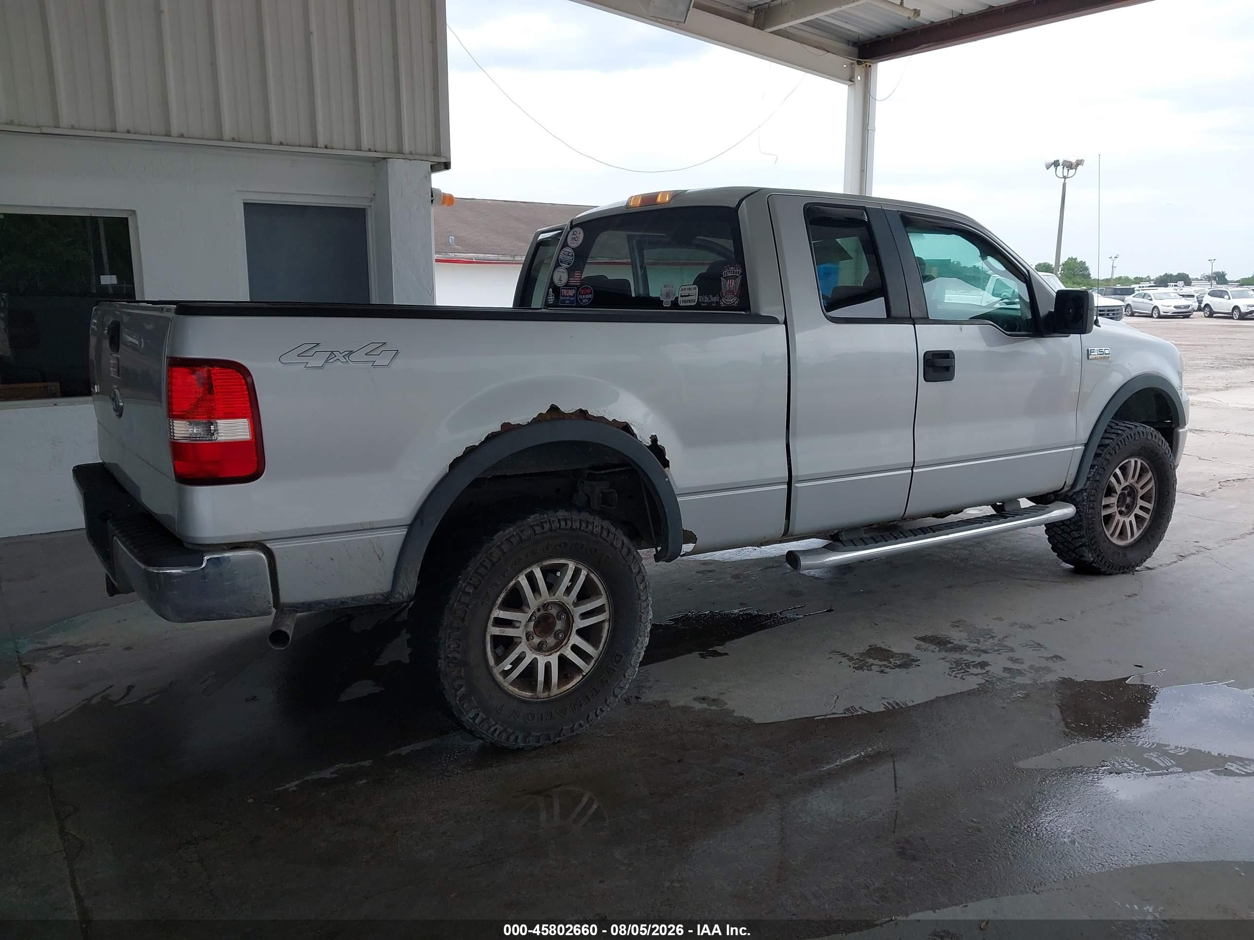2007 Ford F-150 Fx4/lariat/xl/xlt Silver vin: 1FTPX14V17FA28189