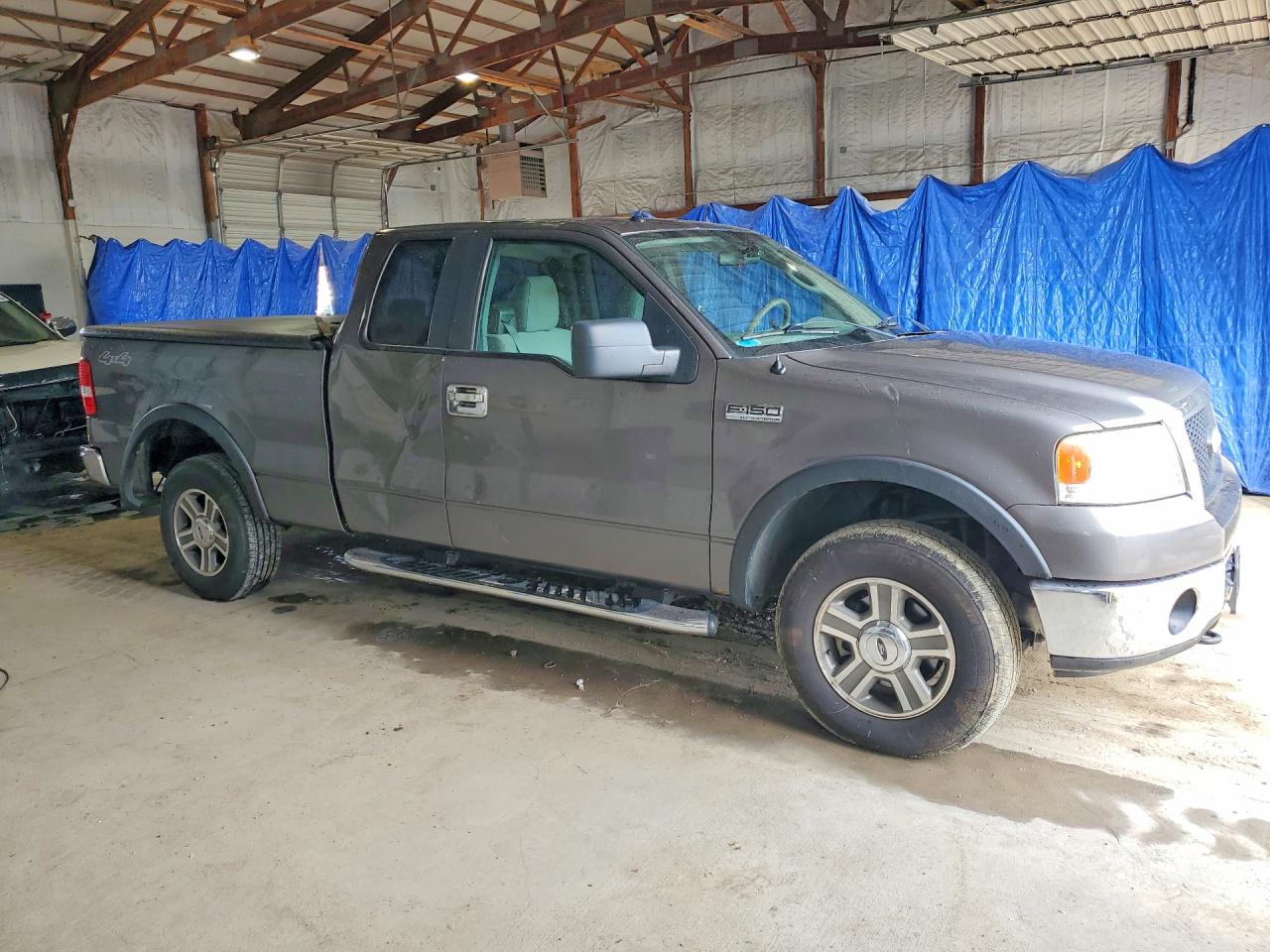 2007 Ford F150 Gray vin: 1FTPX14V17FA36423