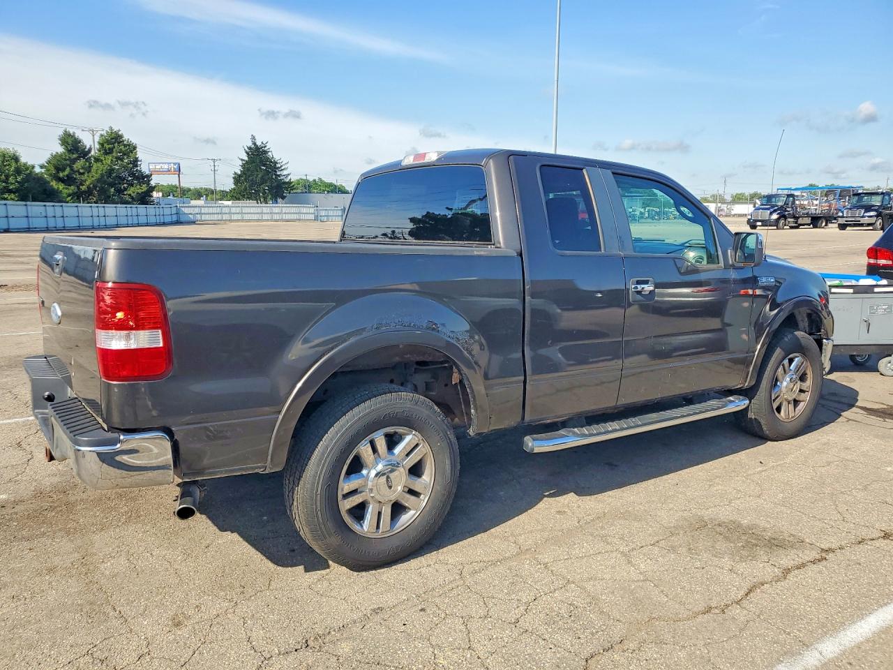2007 Ford F150 Gray vin: 1FTPX14V17FA48801