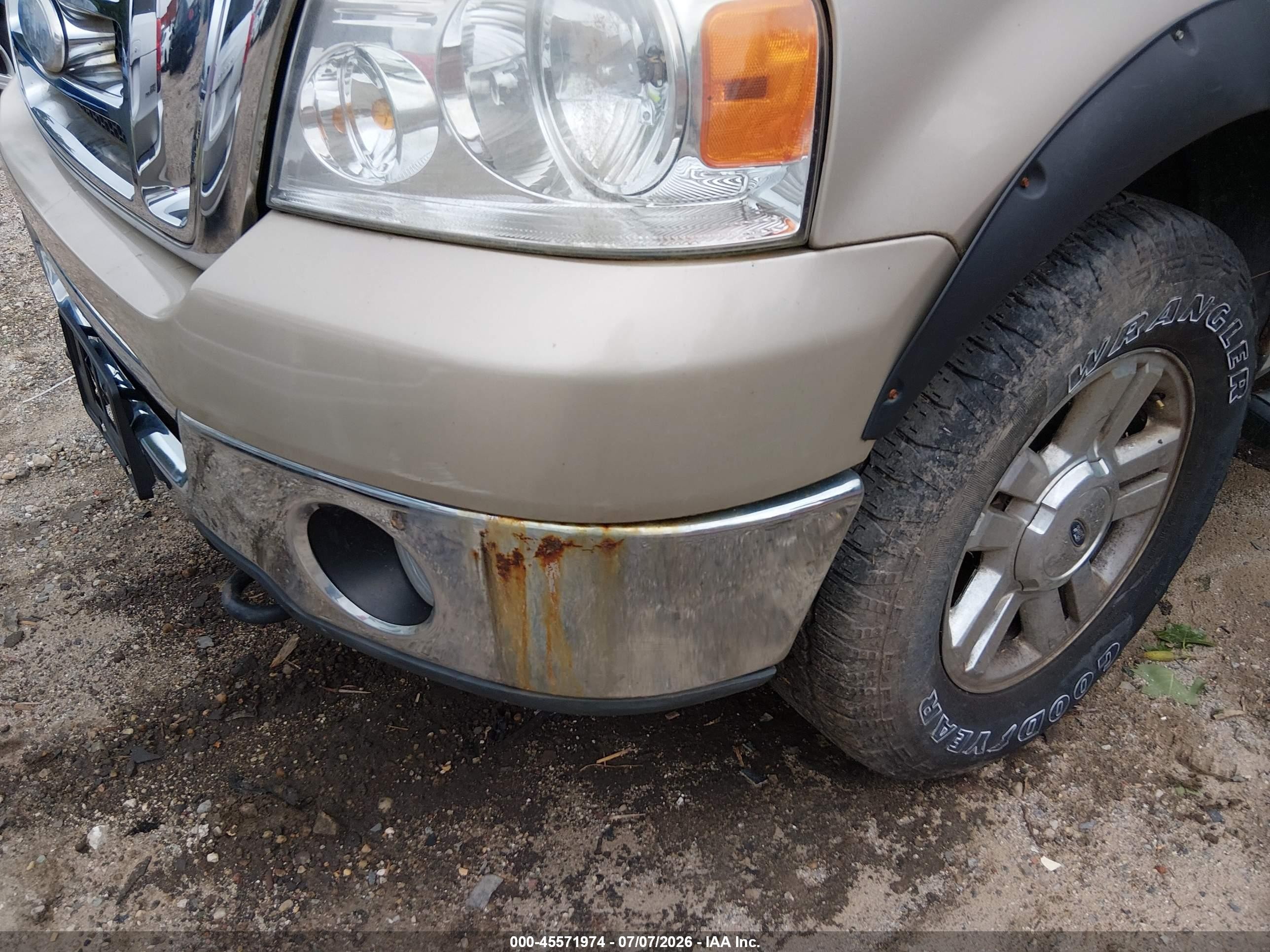 2007 Ford F-150   Gold vin: 1FTPX14V17FA98811