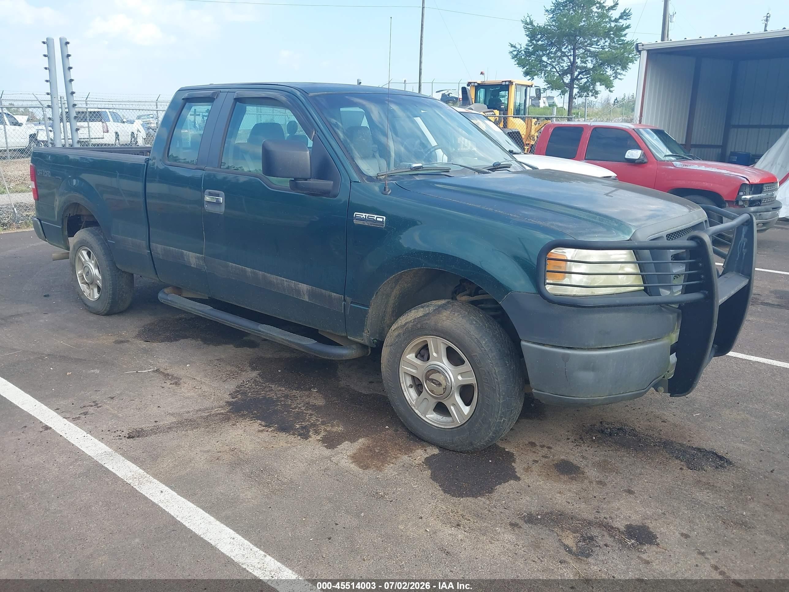 2007 Ford F150   Green vin: 1FTPX14V17FB62460
