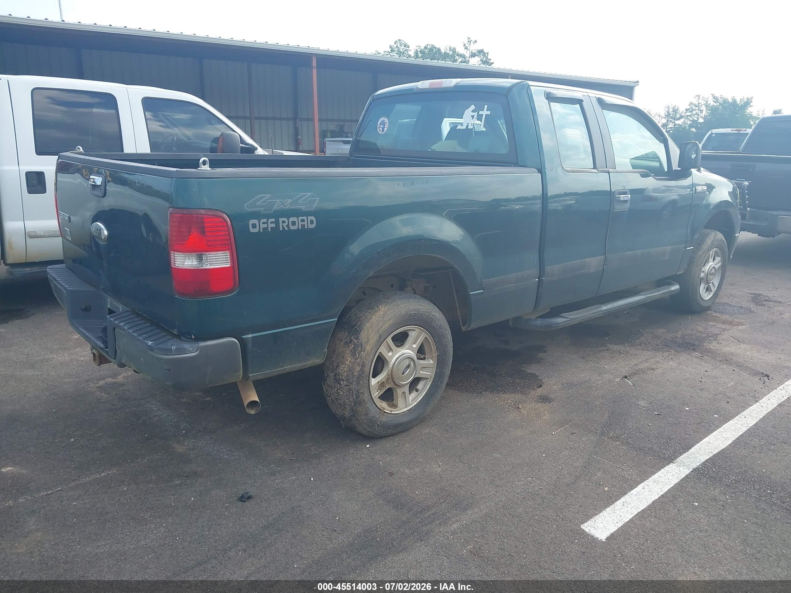 2007 Ford F150   Green vin: 1FTPX14V17FB62460
