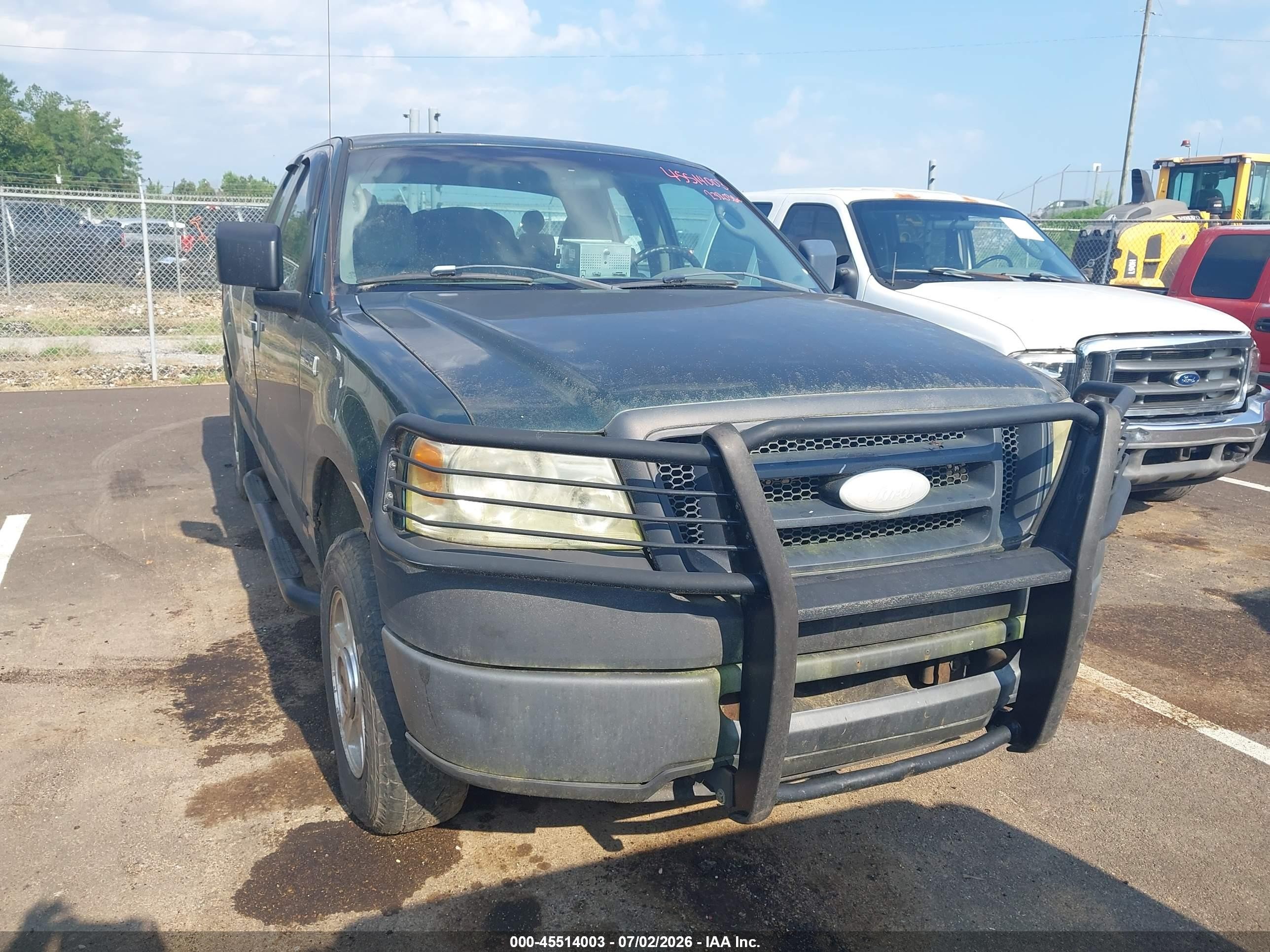 2007 Ford F150   Green vin: 1FTPX14V17FB62460