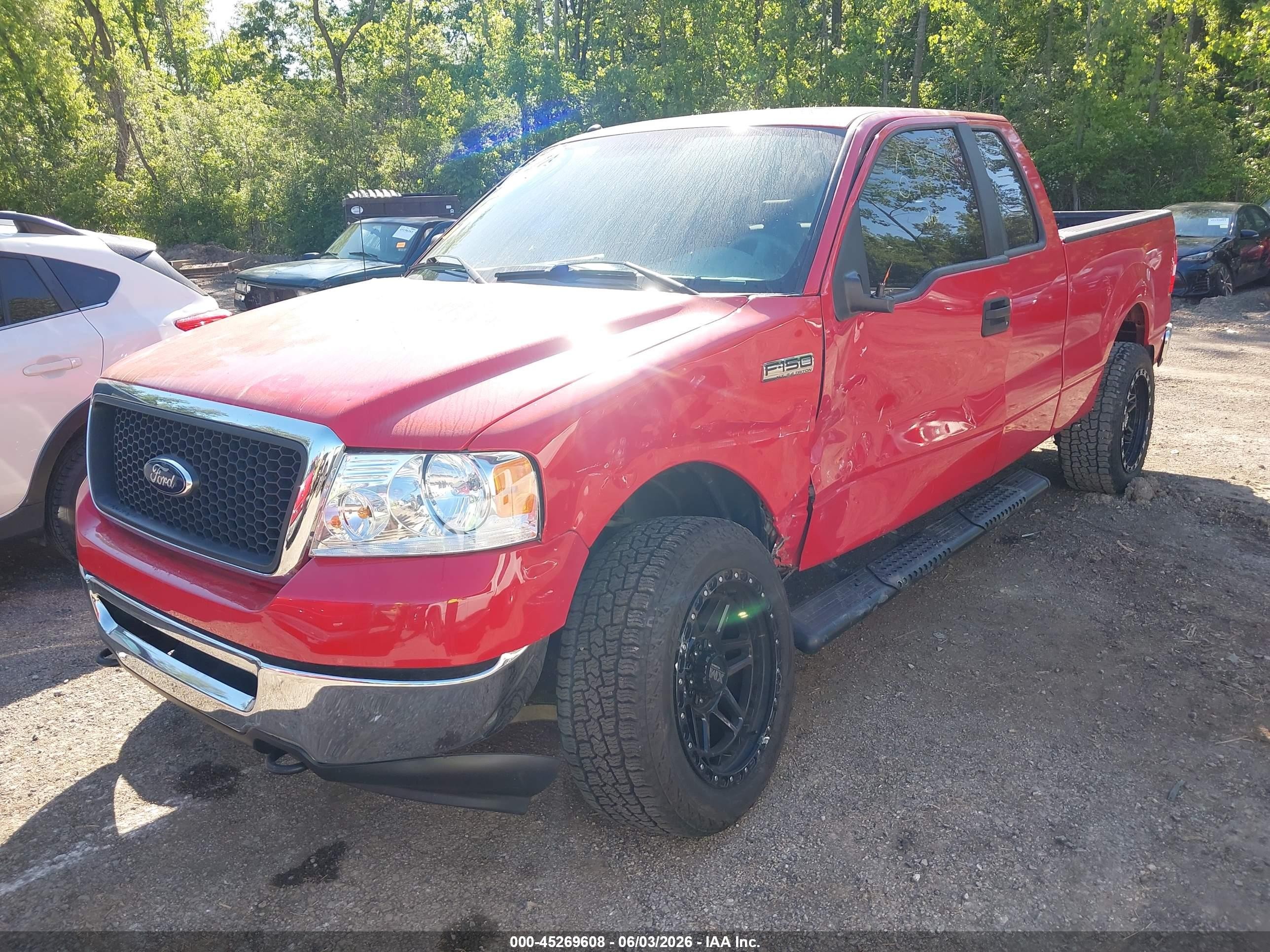 2008 Ford F-150 Fx4/lariat/xl/xlt Red vin: 1FTPX14V18FB98960