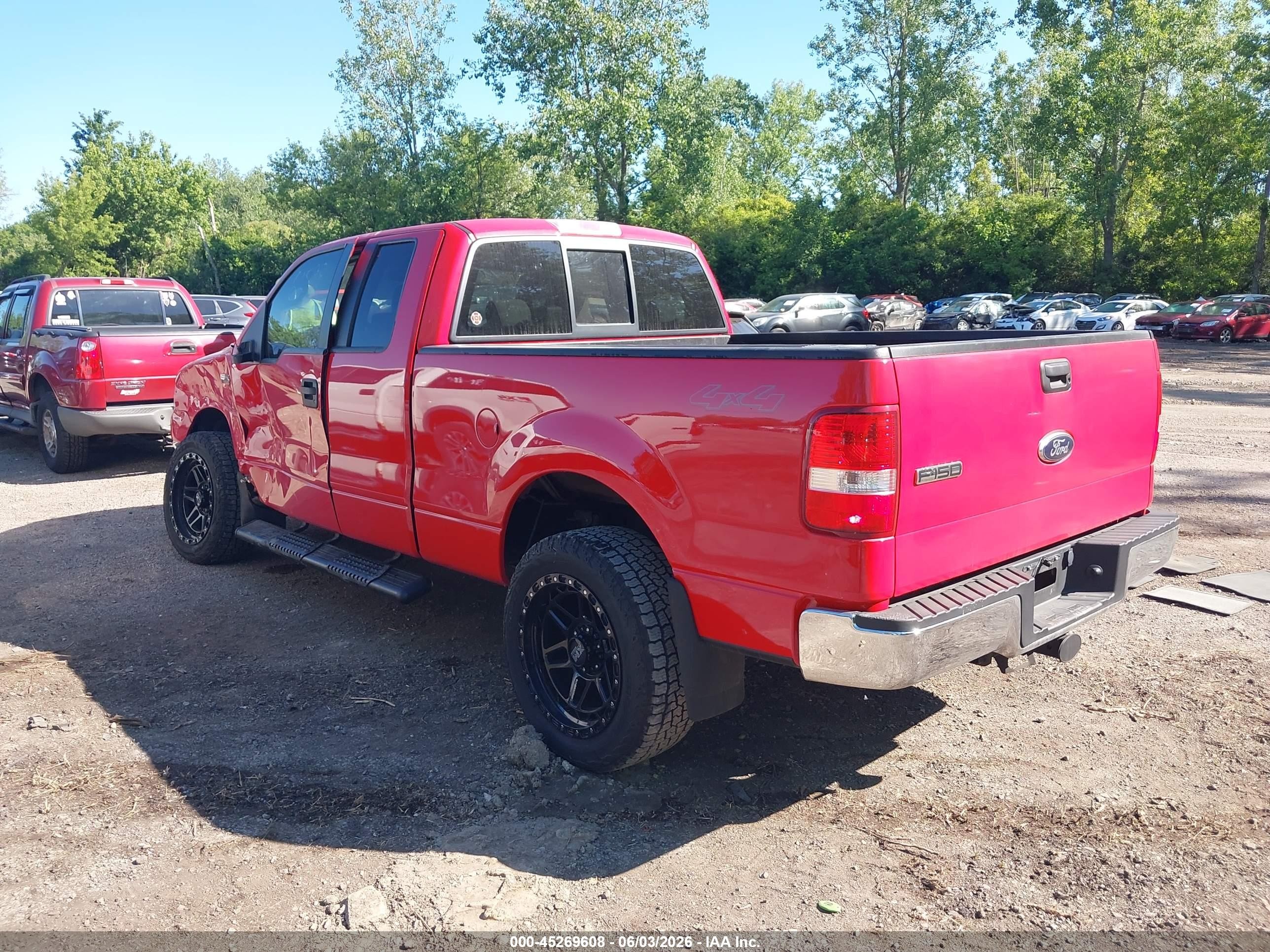 2008 Ford F-150 Fx4/lariat/xl/xlt Red vin: 1FTPX14V18FB98960