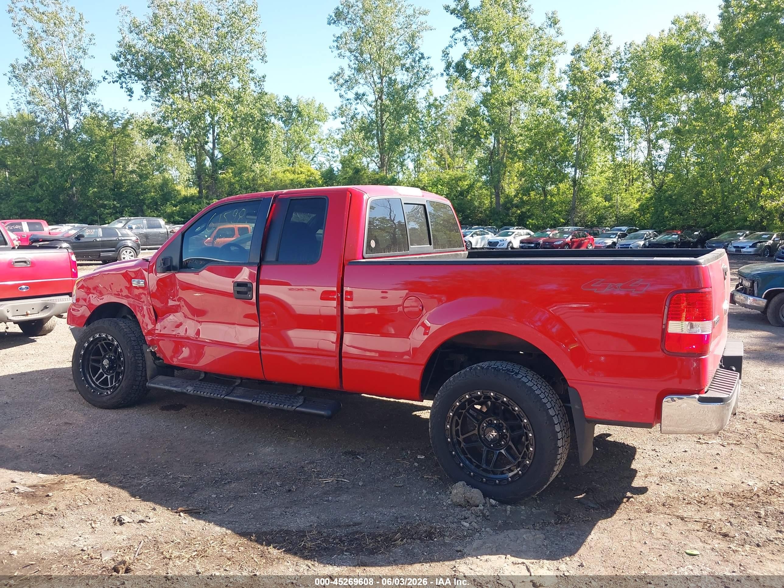 2008 Ford F-150 Fx4/lariat/xl/xlt Red vin: 1FTPX14V18FB98960