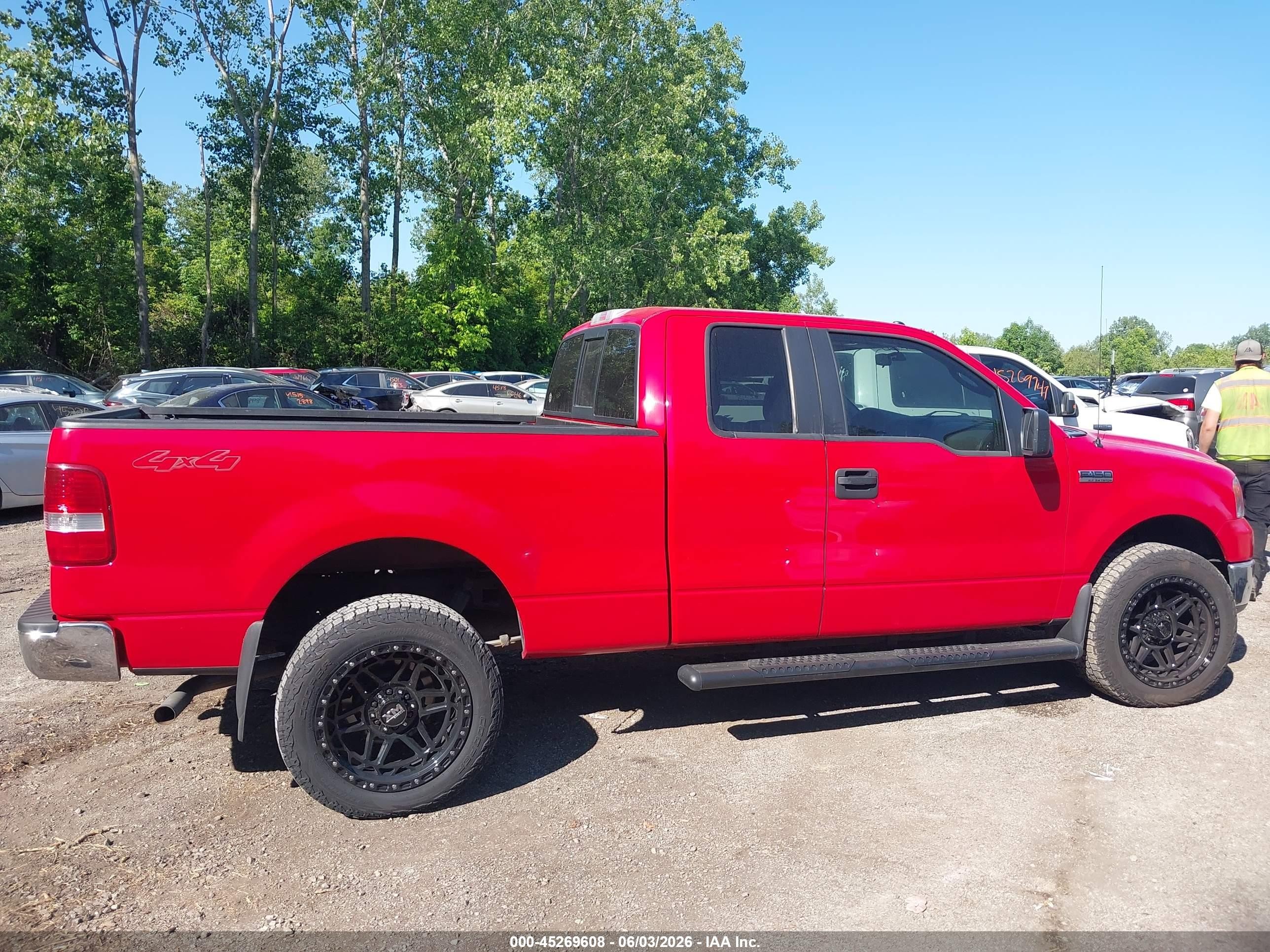 2008 Ford F-150 Fx4/lariat/xl/xlt Red vin: 1FTPX14V18FB98960