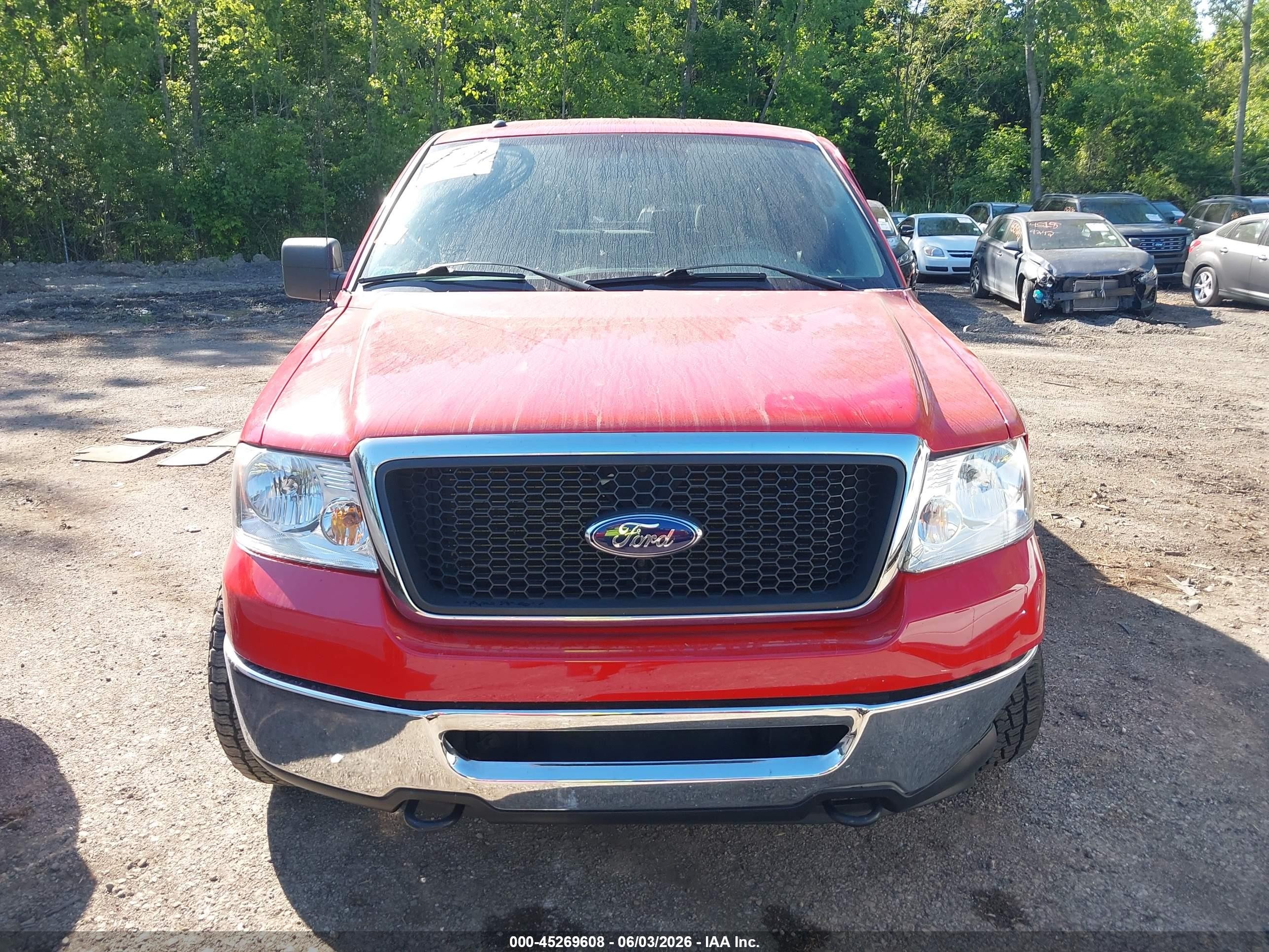 2008 Ford F-150 Fx4/lariat/xl/xlt Red vin: 1FTPX14V18FB98960