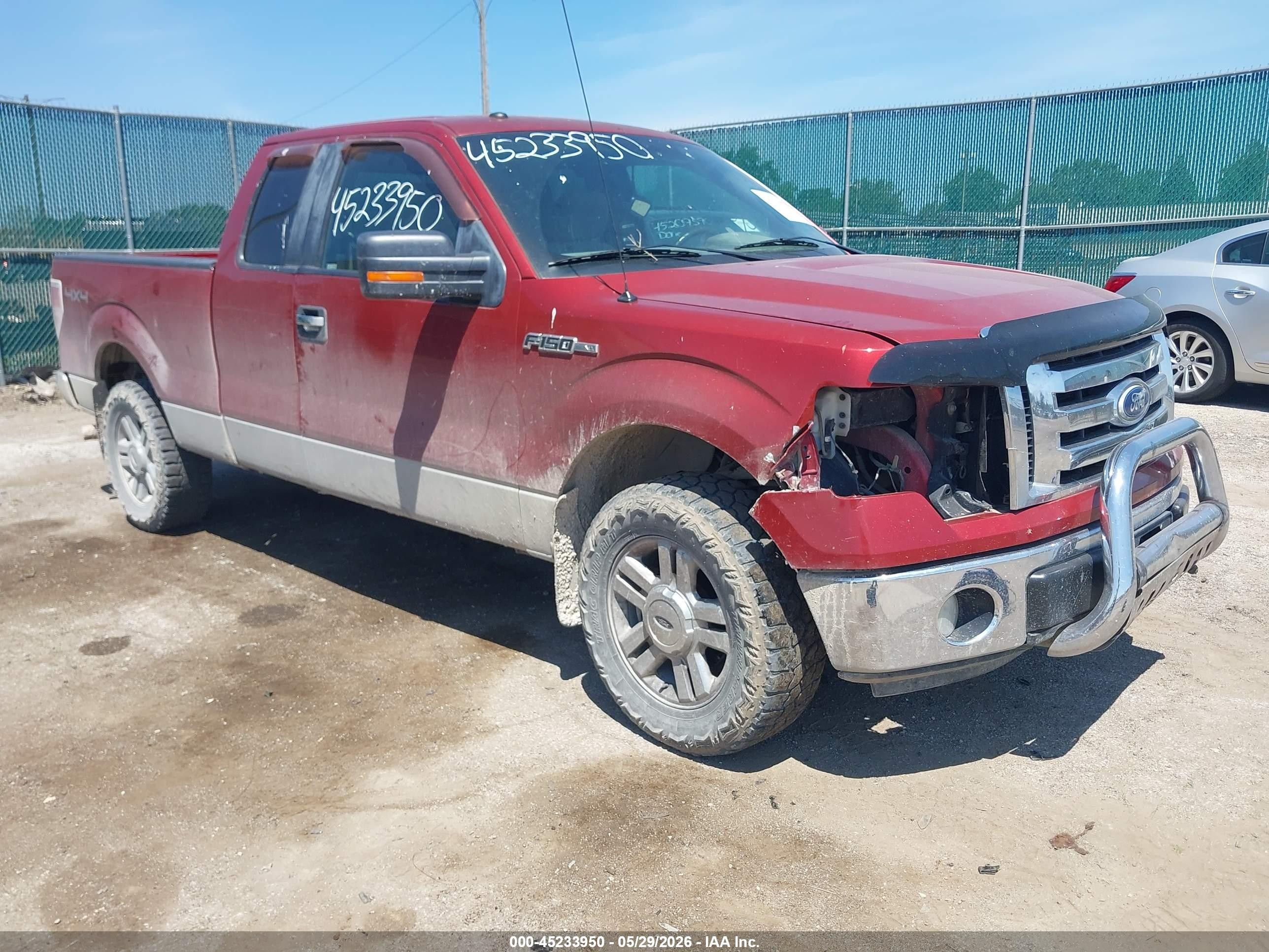 2009 Ford F-150 Fx4/lariat/xl/xlt Red vin: 1FTPX14V19FA30916