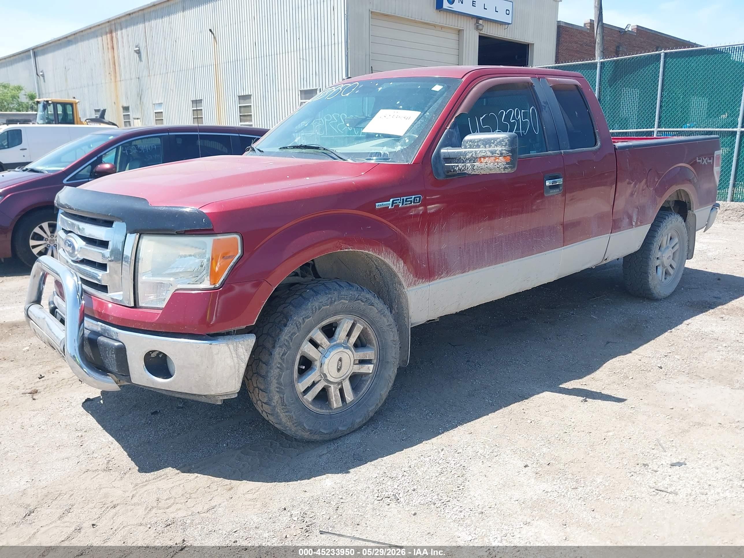 2009 Ford F-150 Fx4/lariat/xl/xlt Red vin: 1FTPX14V19FA30916