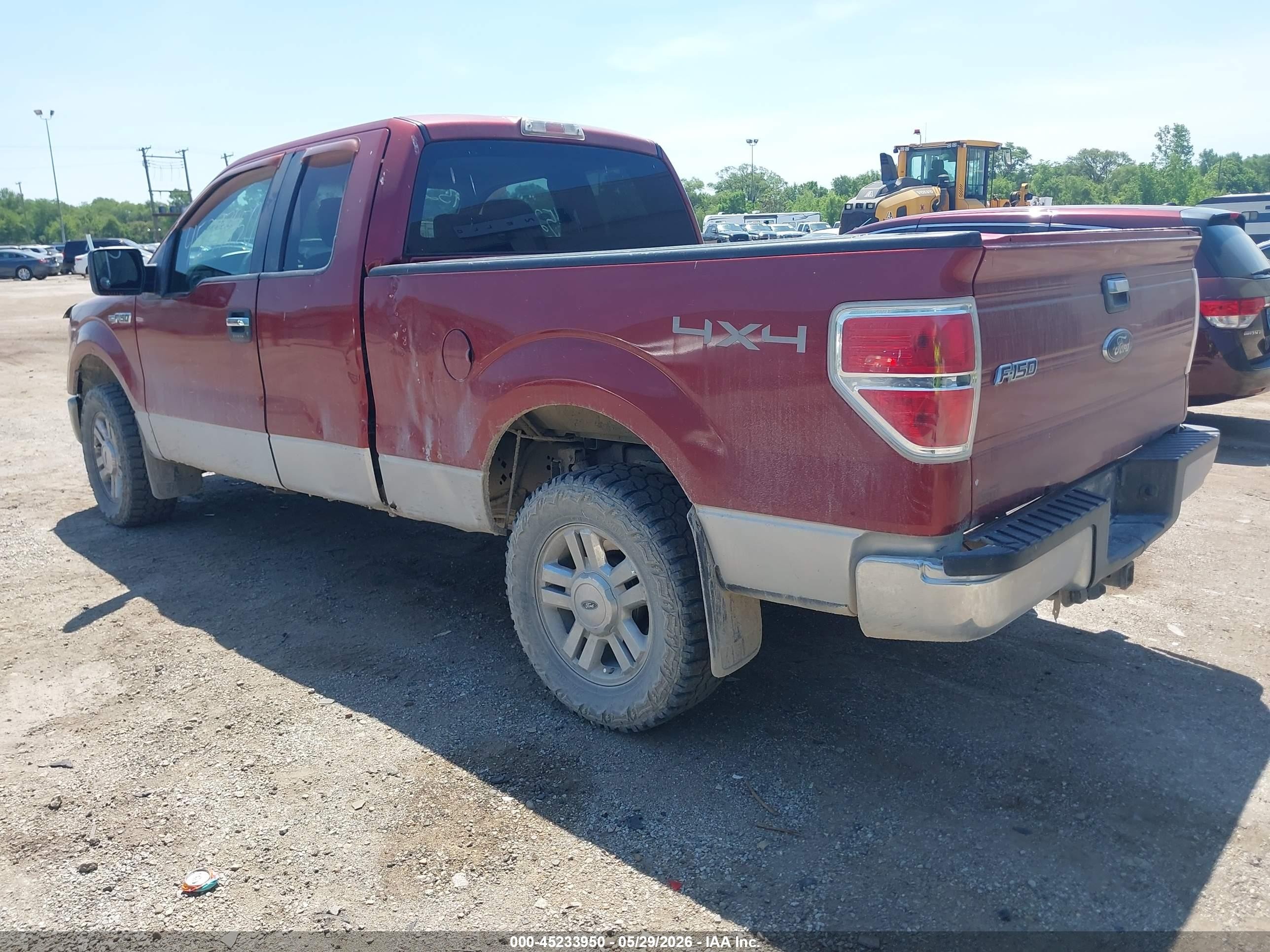 2009 Ford F-150 Fx4/lariat/xl/xlt Red vin: 1FTPX14V19FA30916