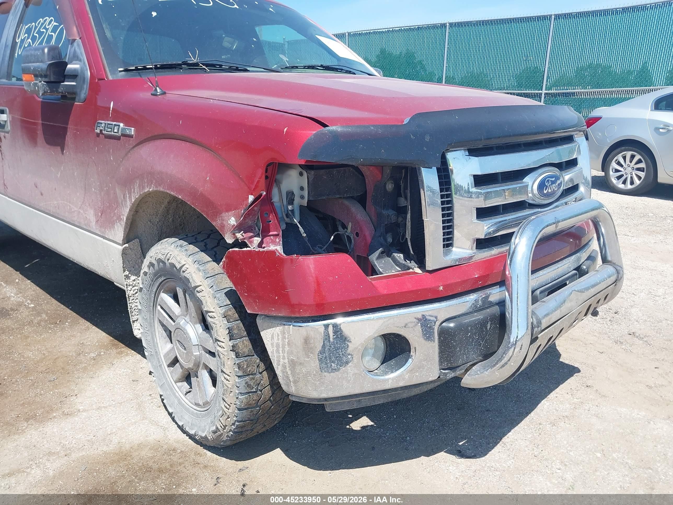 2009 Ford F-150 Fx4/lariat/xl/xlt Red vin: 1FTPX14V19FA30916