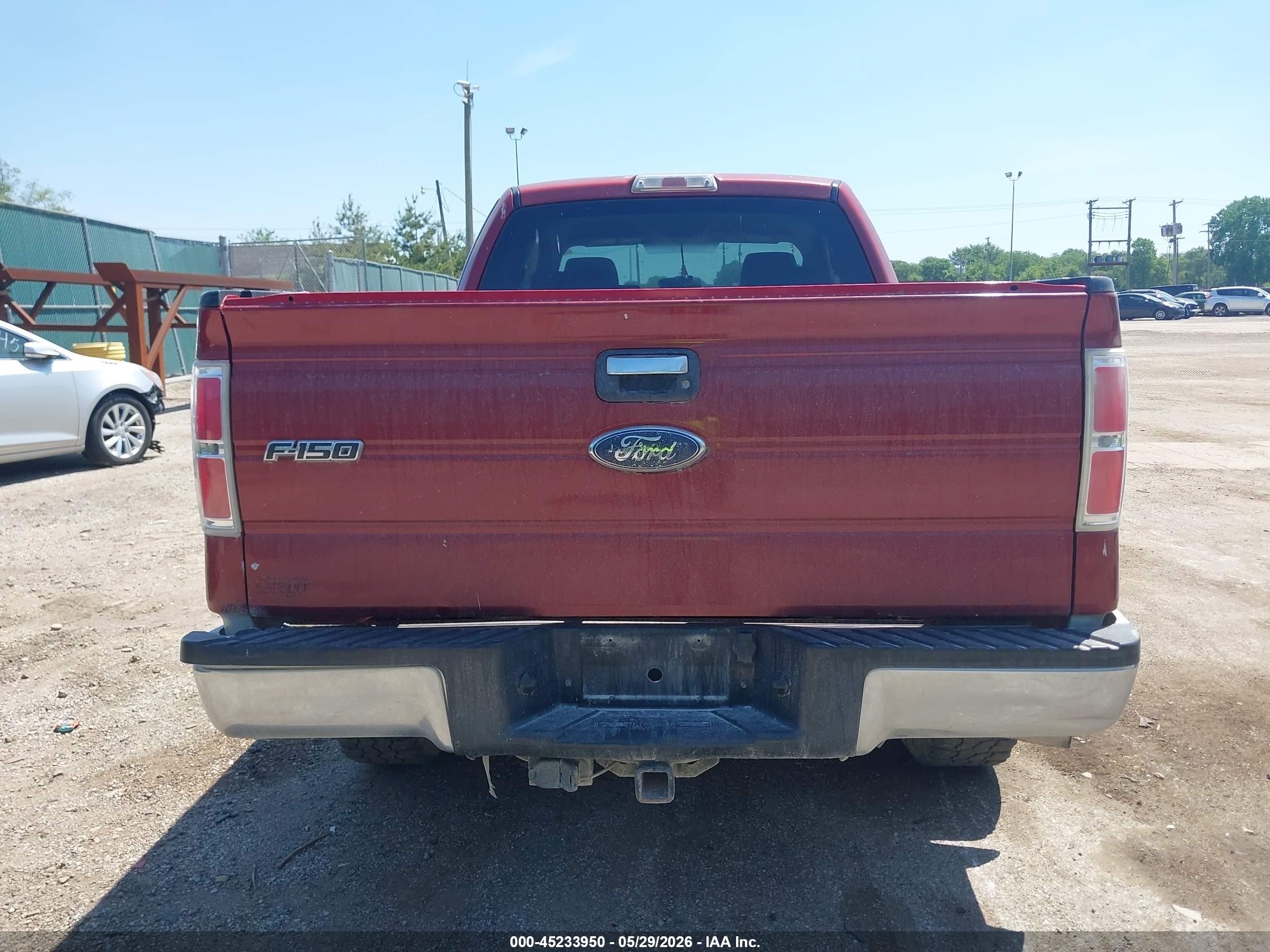 2009 Ford F-150 Fx4/lariat/xl/xlt Red vin: 1FTPX14V19FA30916